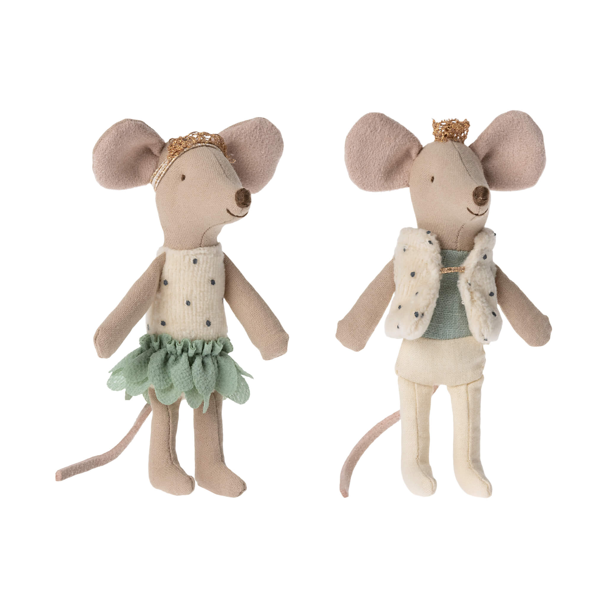 Maileg Baby Royal Twin Mice in Matchbox