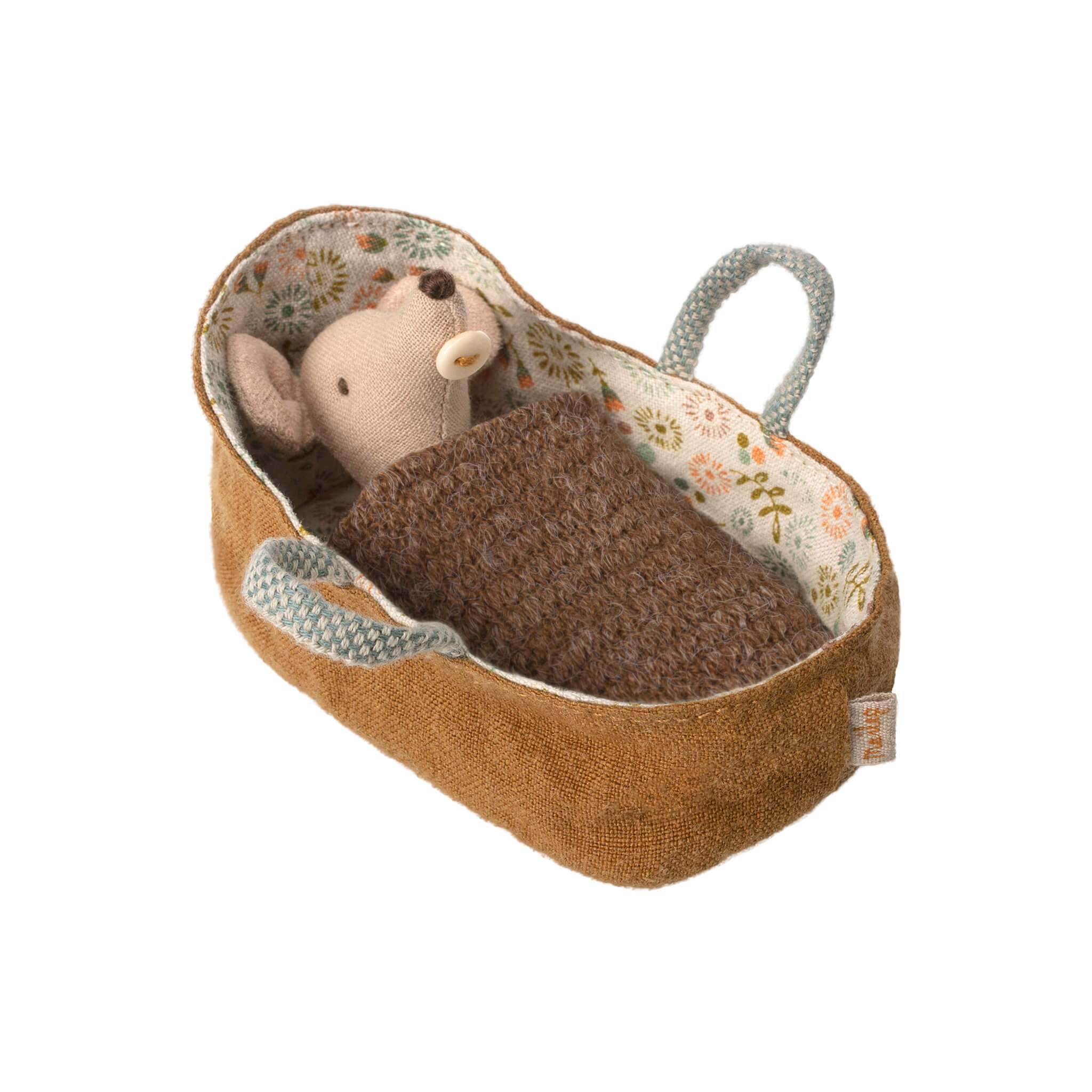 Baby Mouse in Carrycot