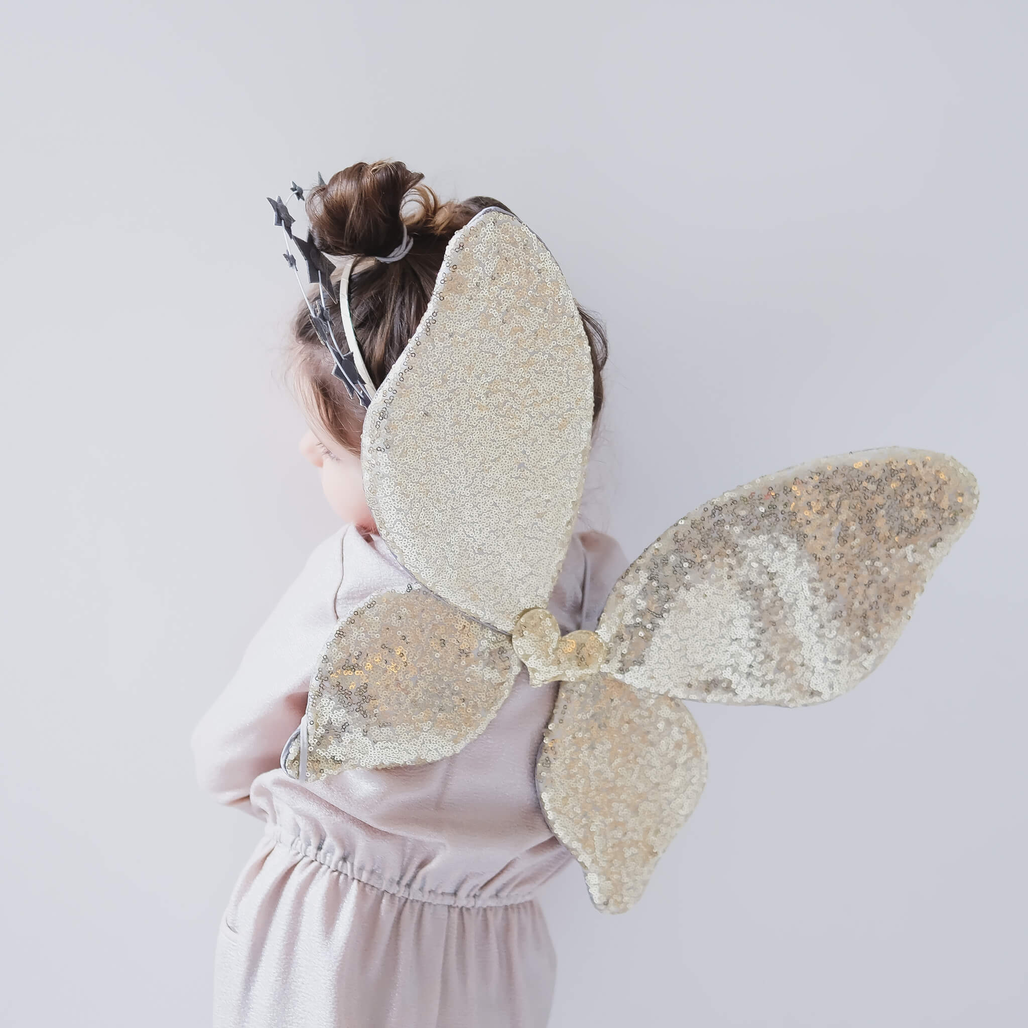 Sequin Wings - Gold