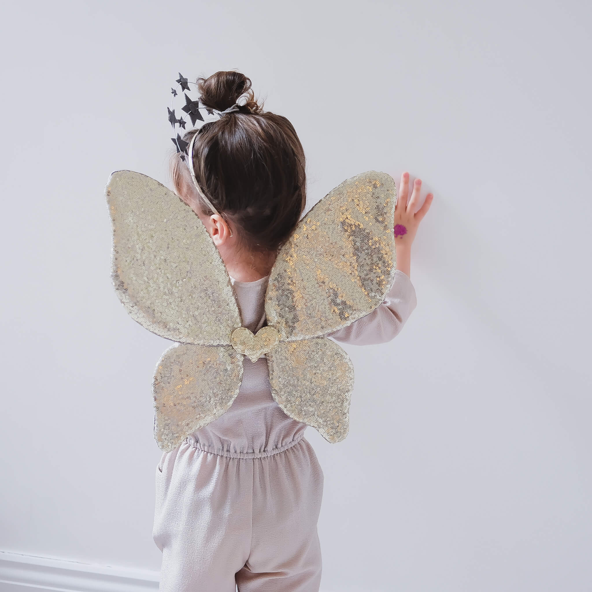 Sequin Wings - Gold