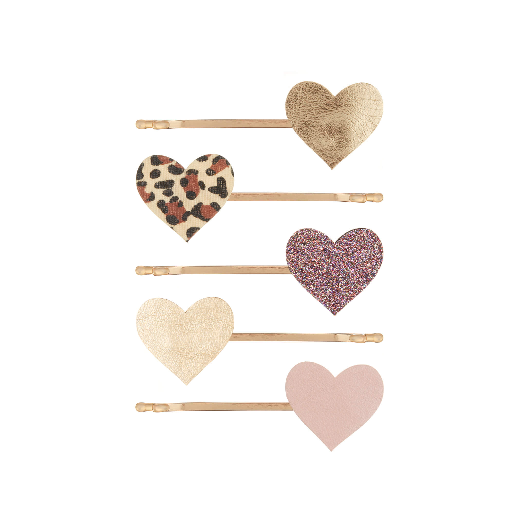Leopard Heart Kirby Grips