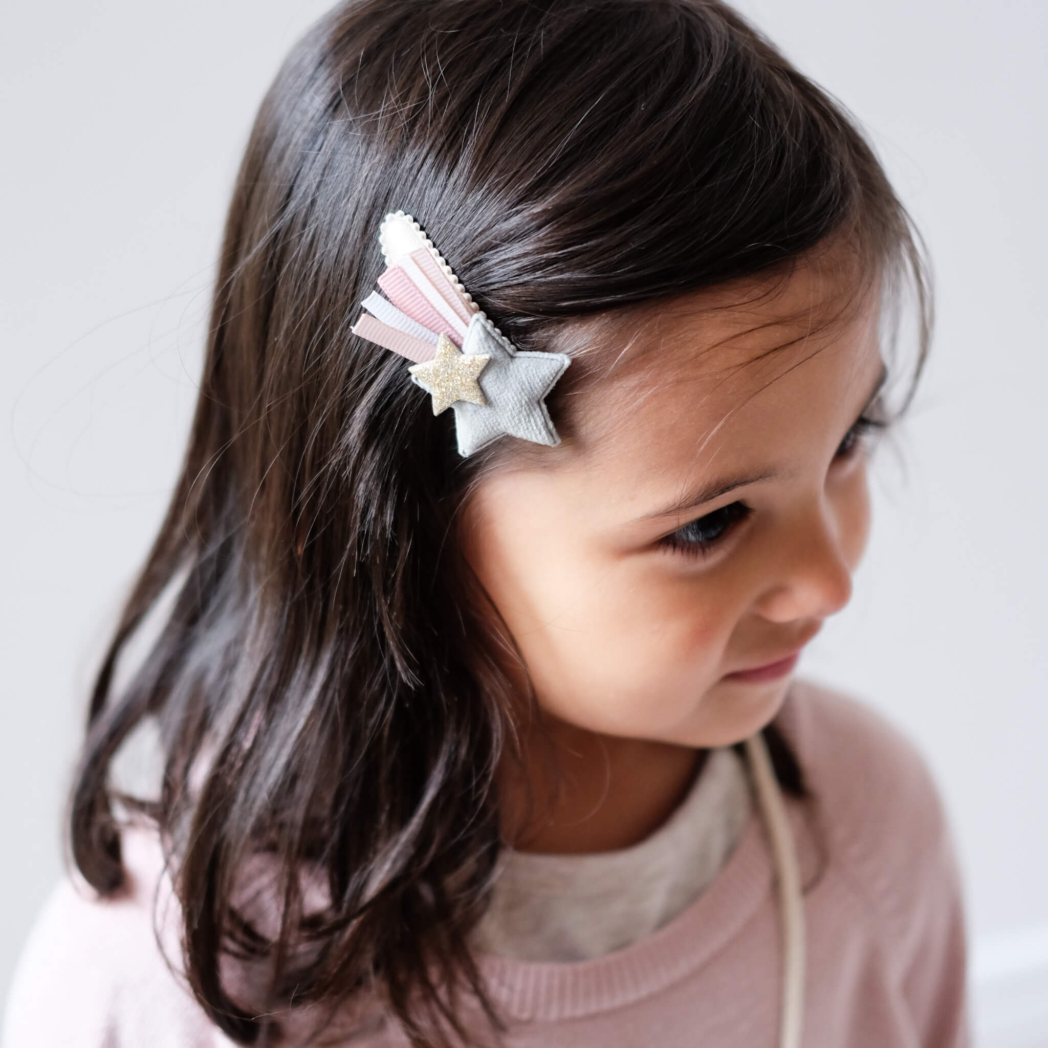 Lucia Velvet Star Clips