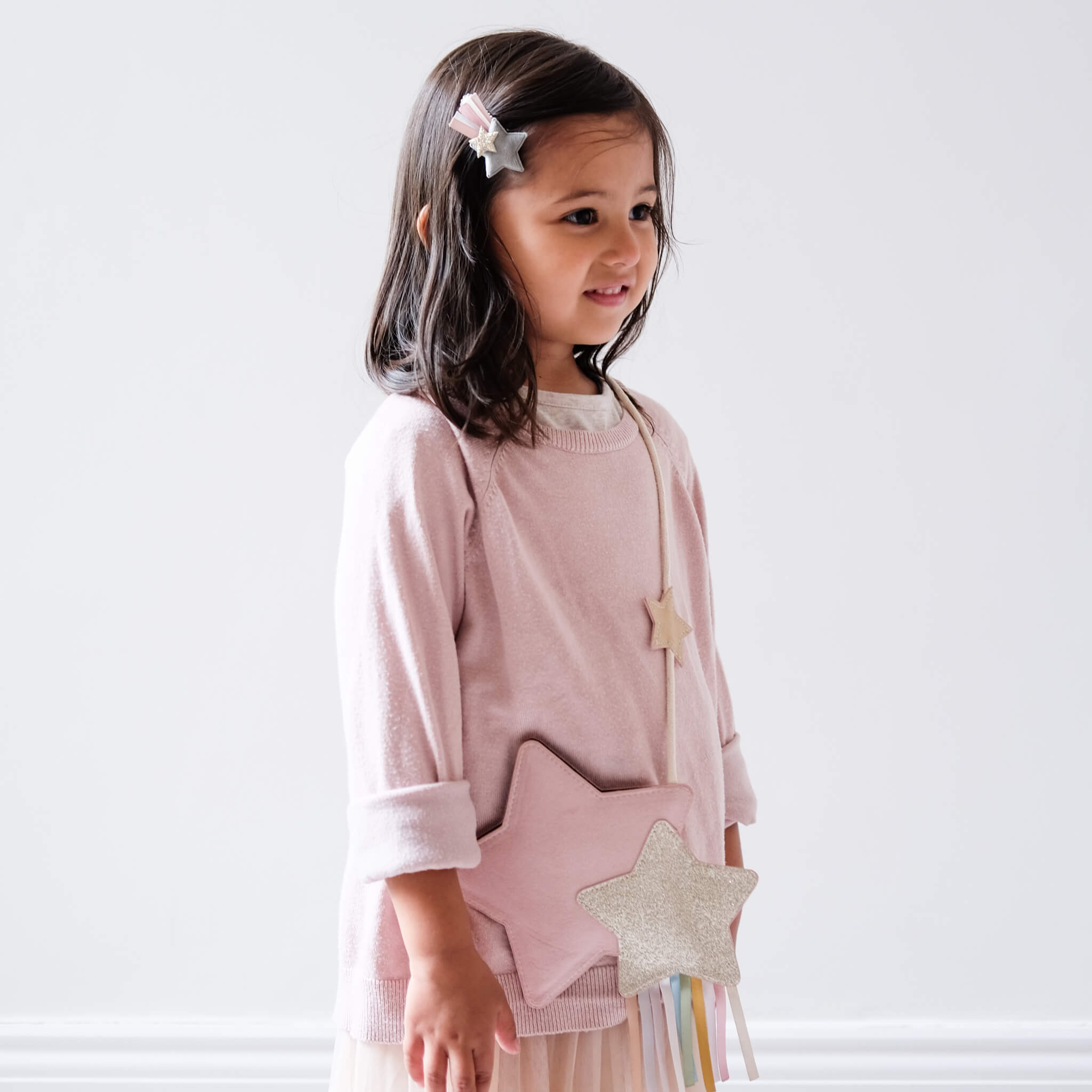 Lucia Velvet Star Clips