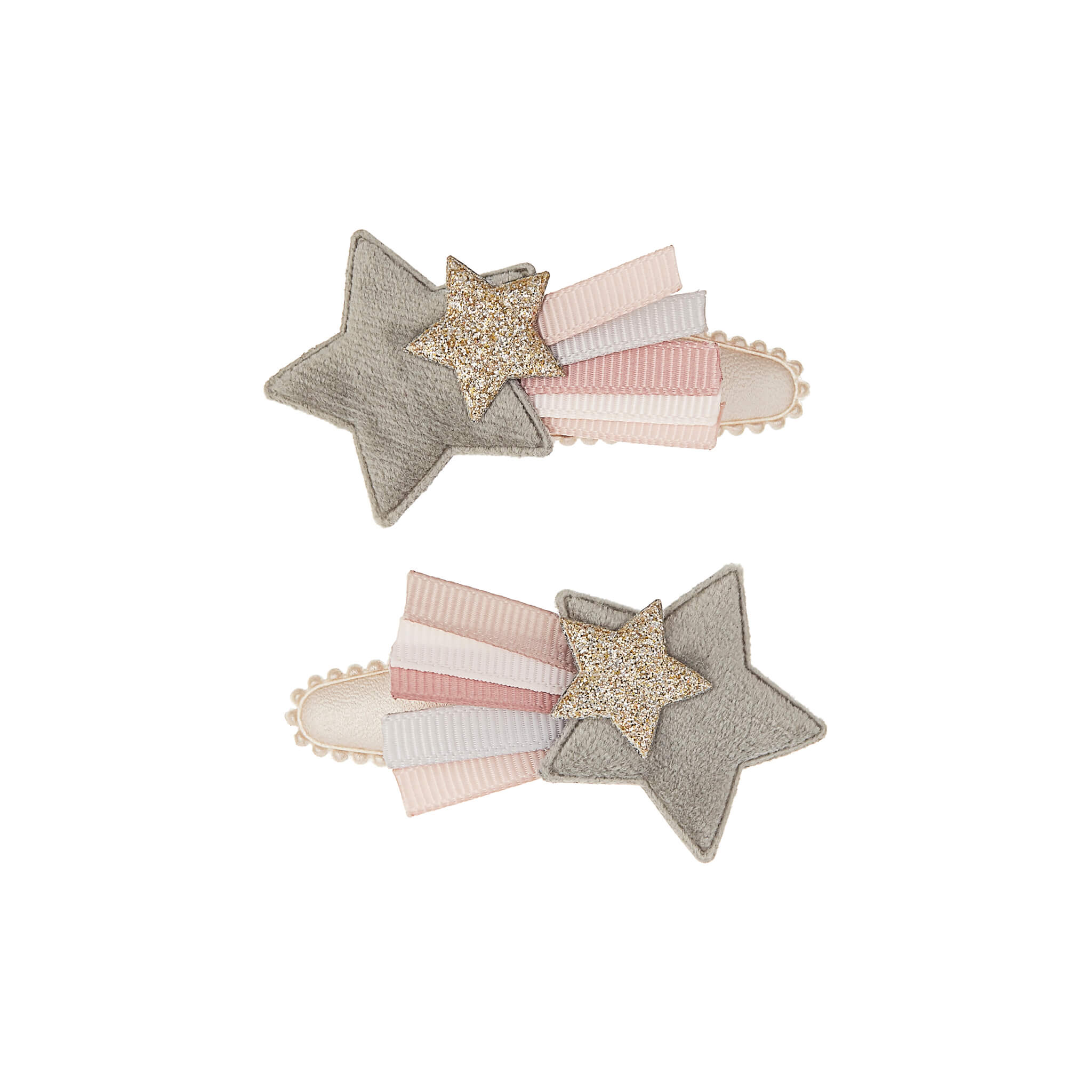 Lucia Velvet Star Clips