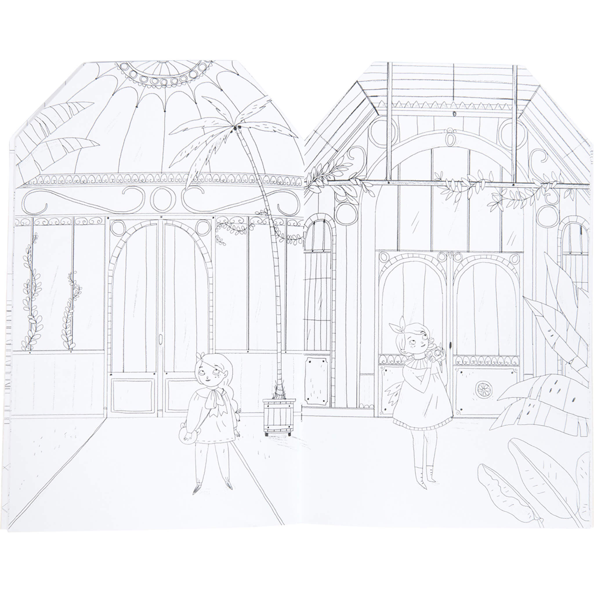 Colouring & Sticker Book - Les Parisiennes