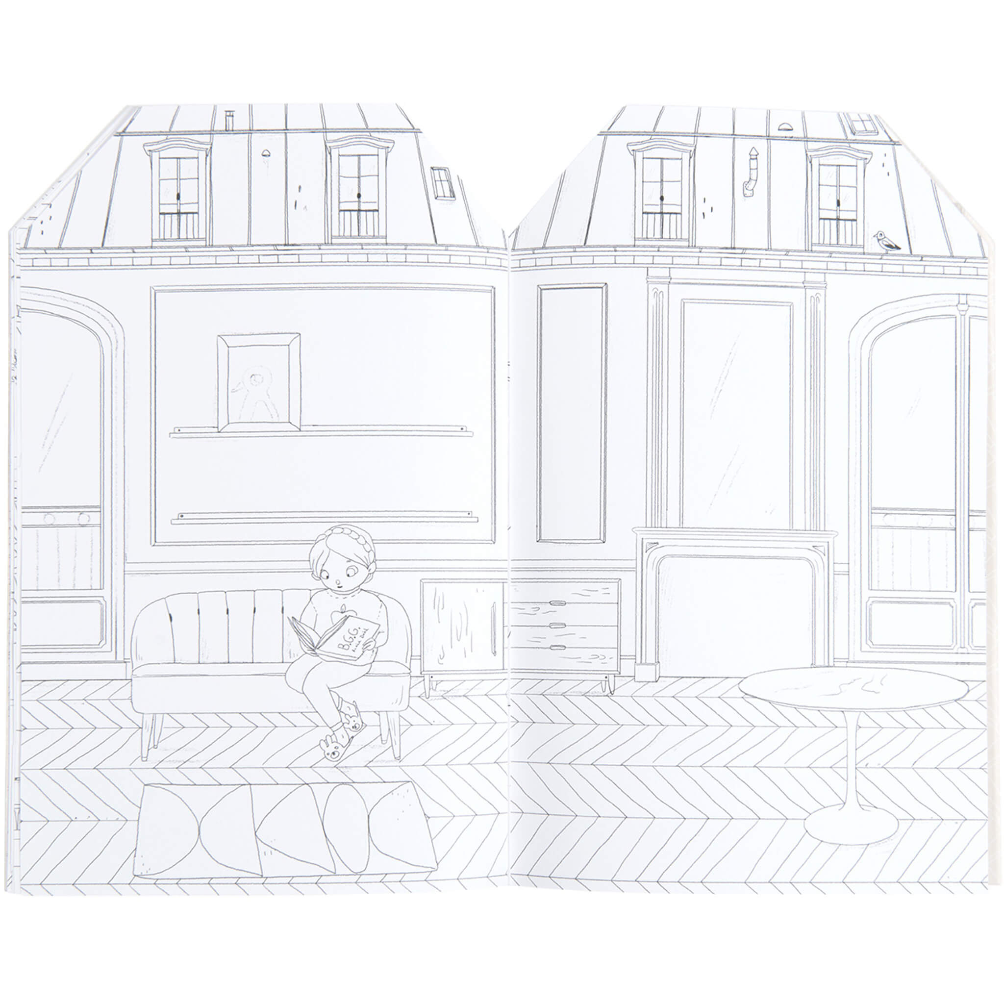 Colouring & Sticker Book - Les Parisiennes