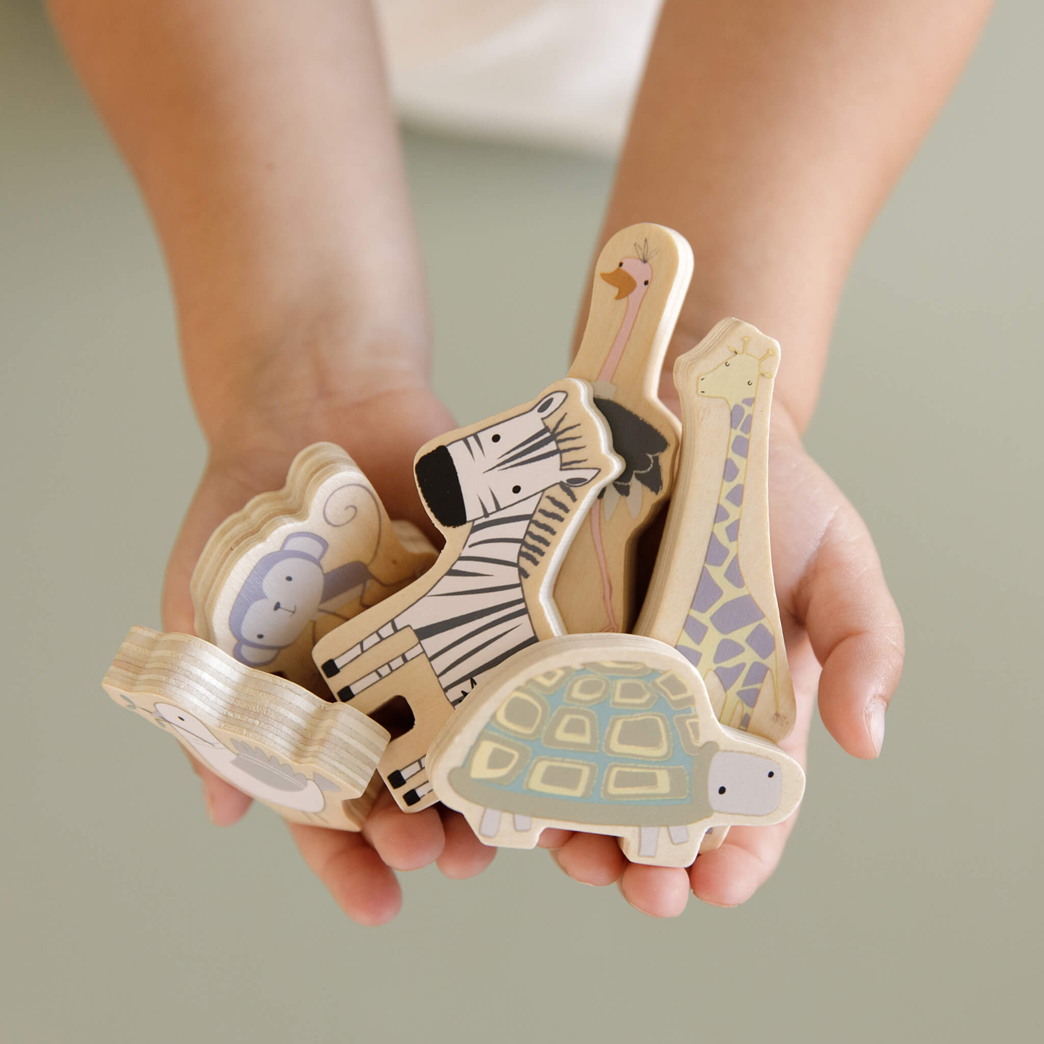 Wooden Noahs Ark Playset Toy
