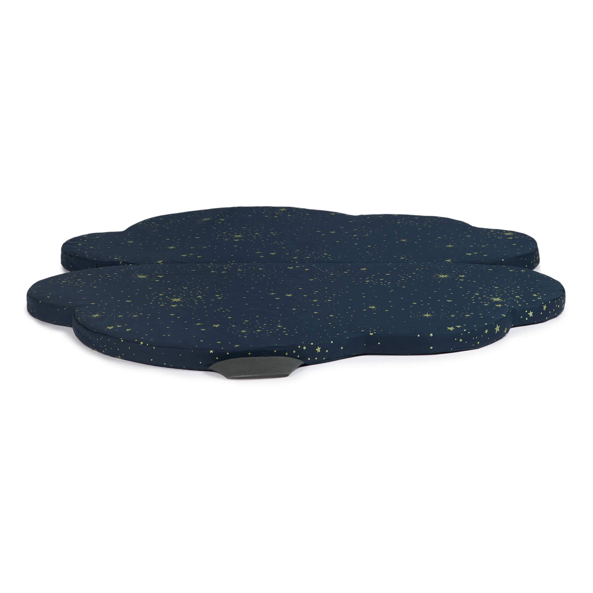 Nobodinoz Cloud Foldable Eco Floor Mat - Gold Stella/ Night Blue