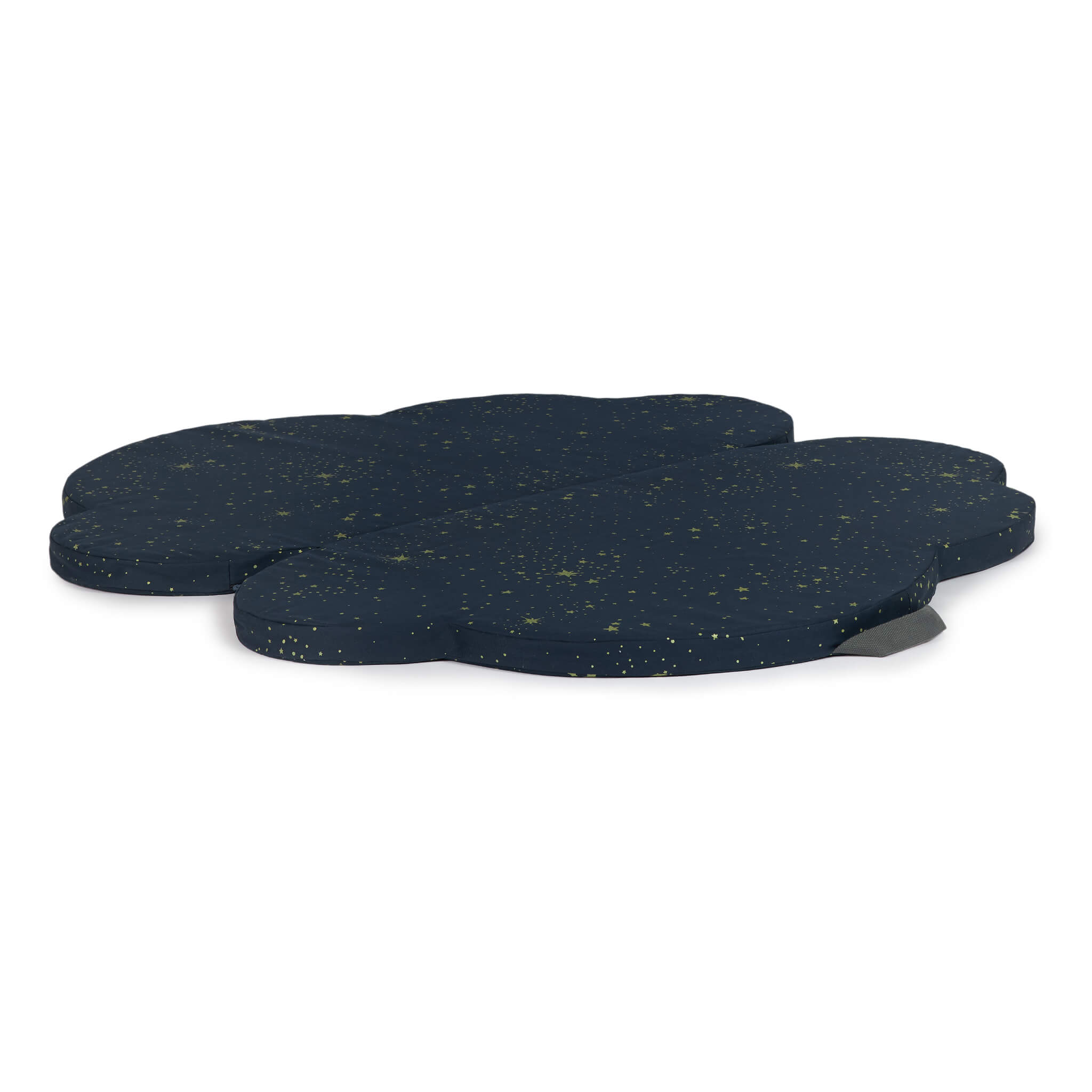 Nobodinoz Cloud Foldable Eco Floor Mat - Gold Stella/ Night Blue