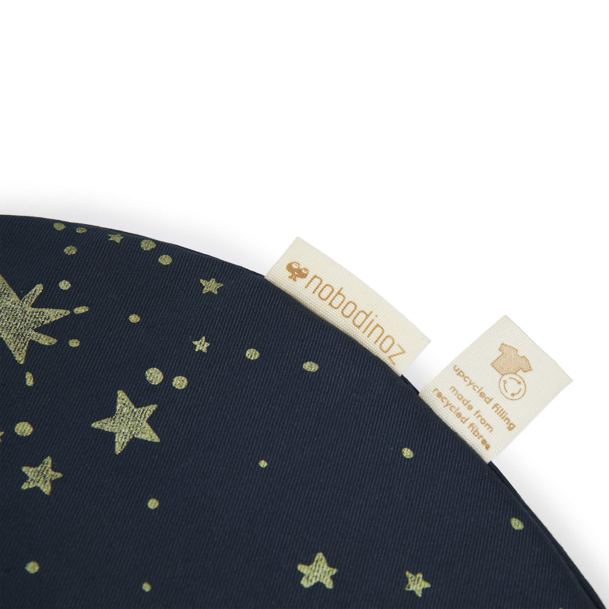 Nobodinoz Cloud Foldable Eco Floor Mat - Gold Stella/ Night Blue