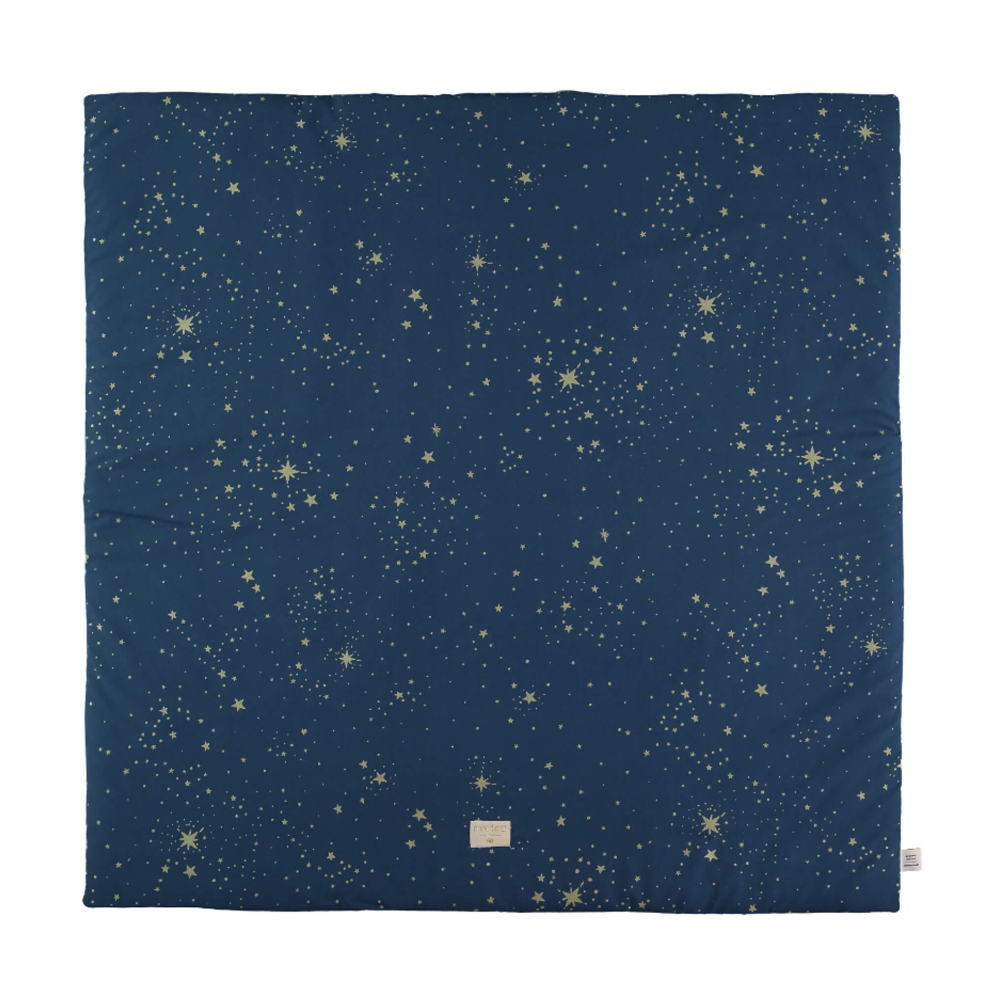 Nobodinoz Colorado Square Playmat in Gold Stella/Night Blue