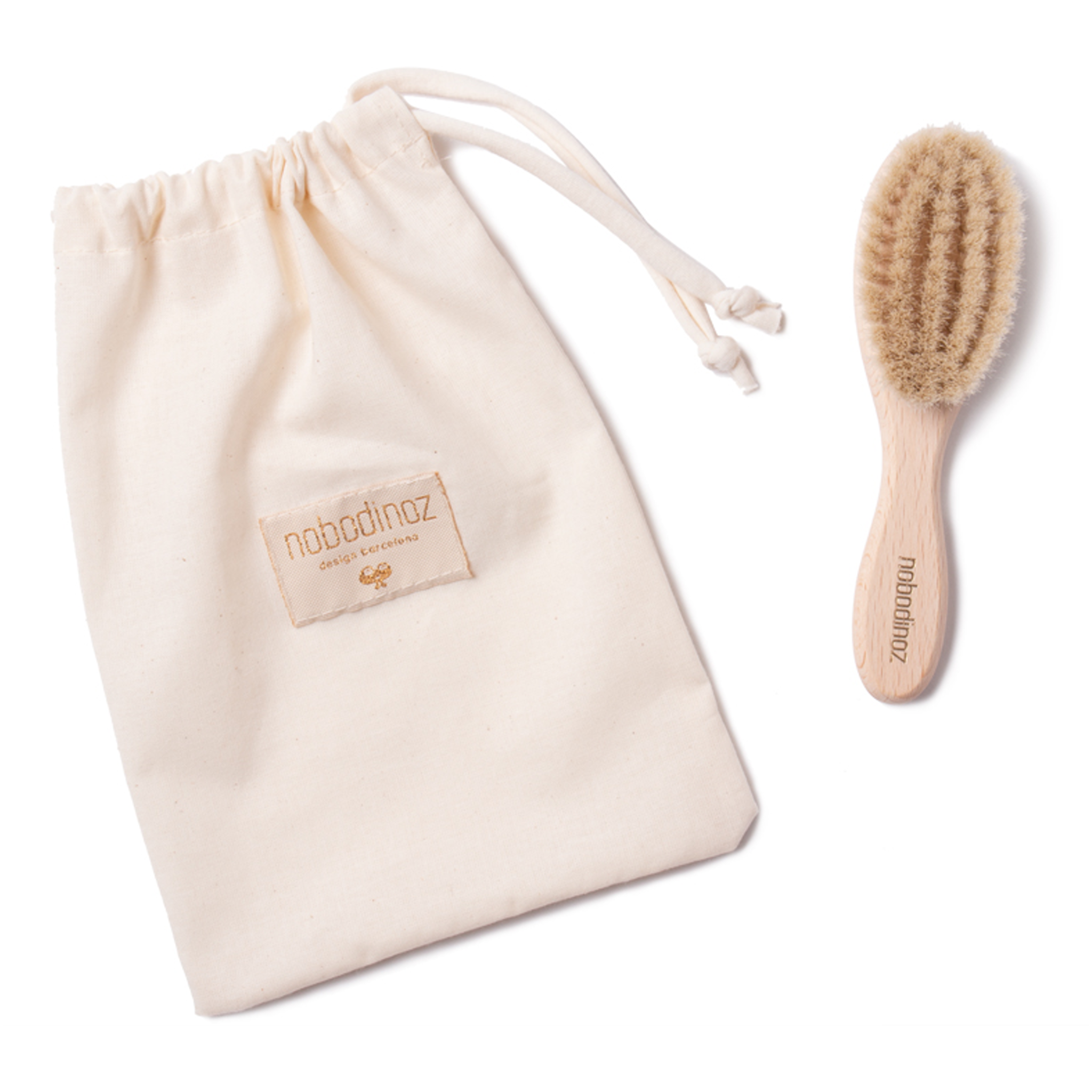 Nobodinoz Extra Soft Natural Baby Brush