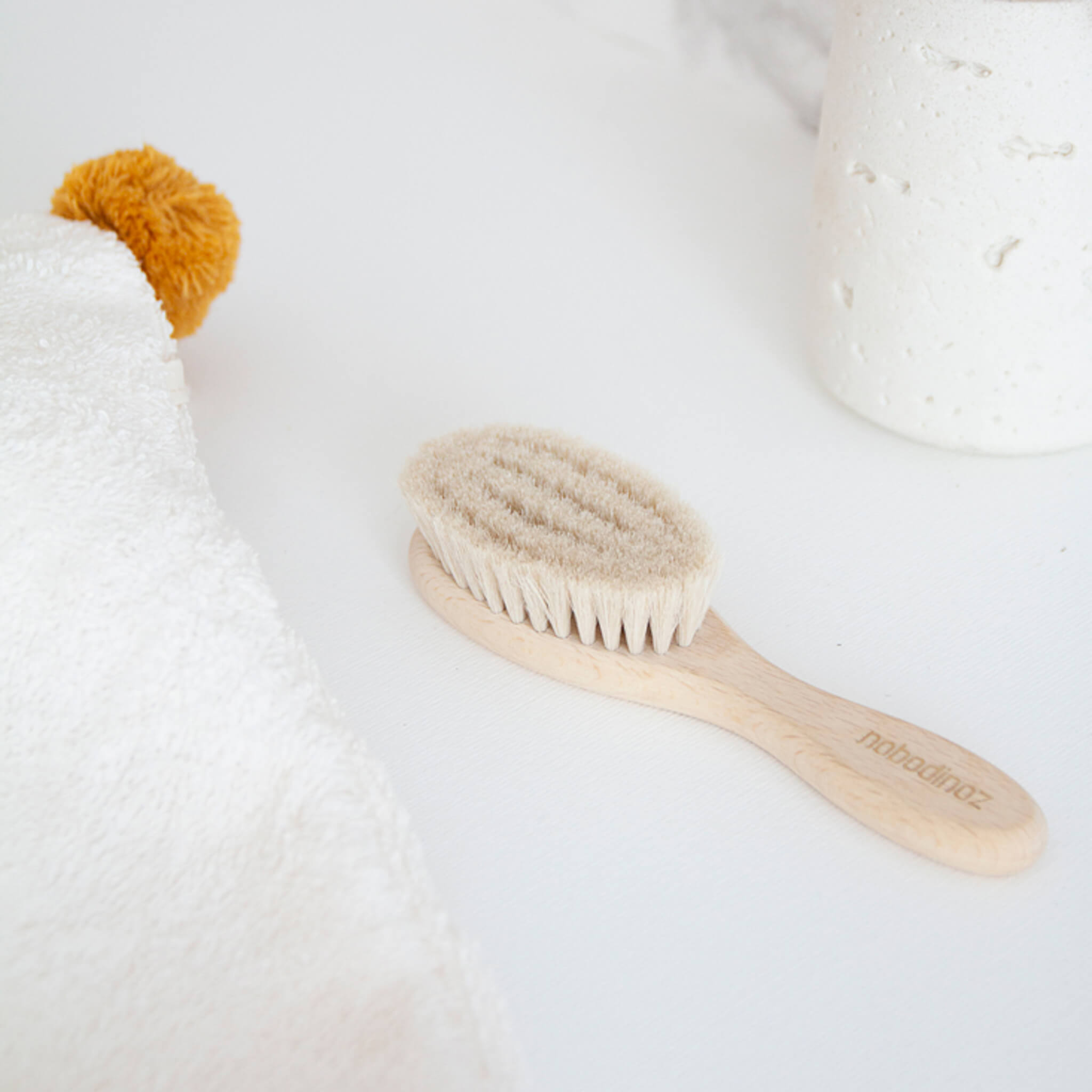 Nobodinoz Extra Soft Natural Baby Brush