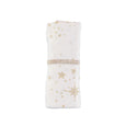 Nobodinoz Baby Love Muslin in Gold Stella on White Print
