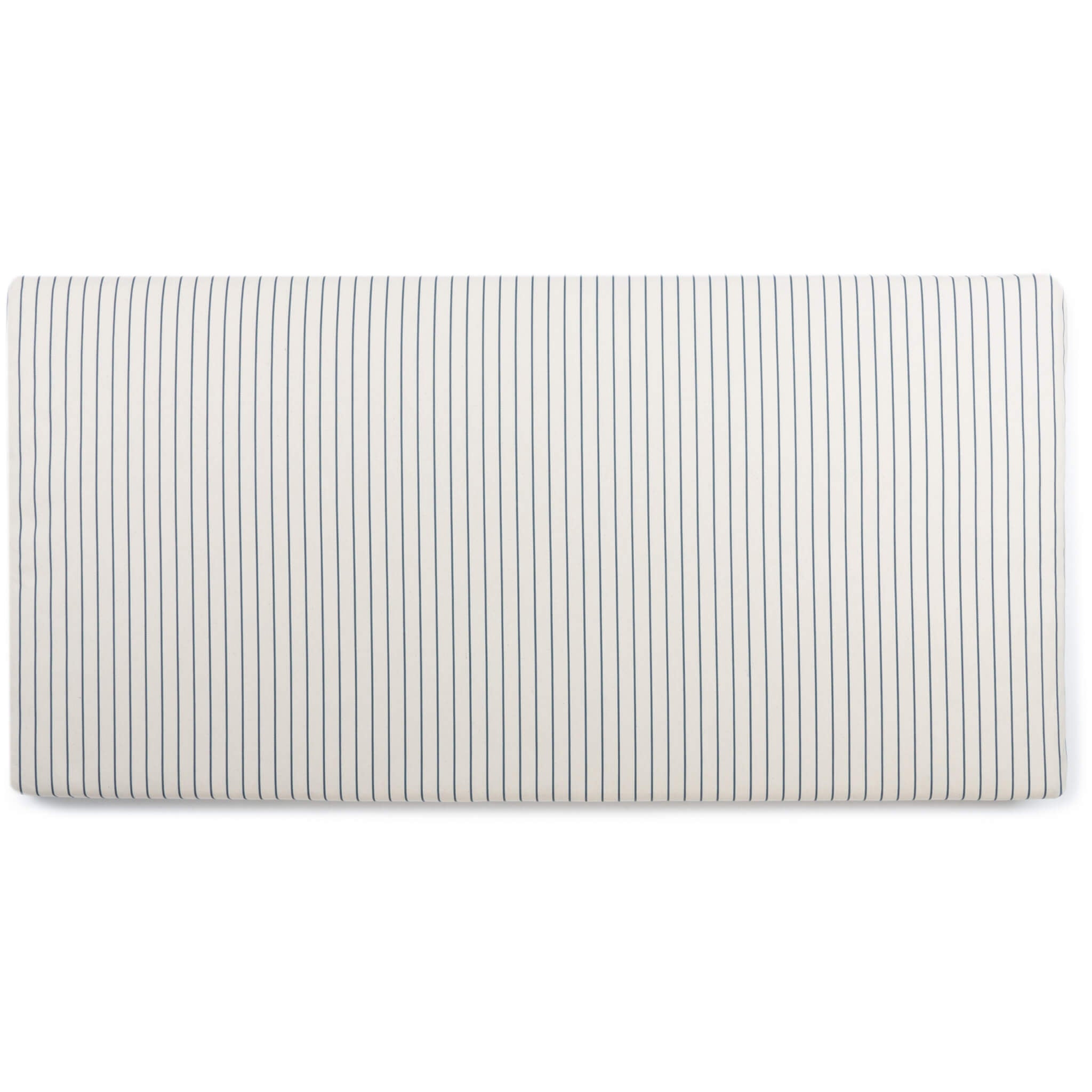 Nobodinoz Bebop Foldable Mattress in Blue Stripes Closed