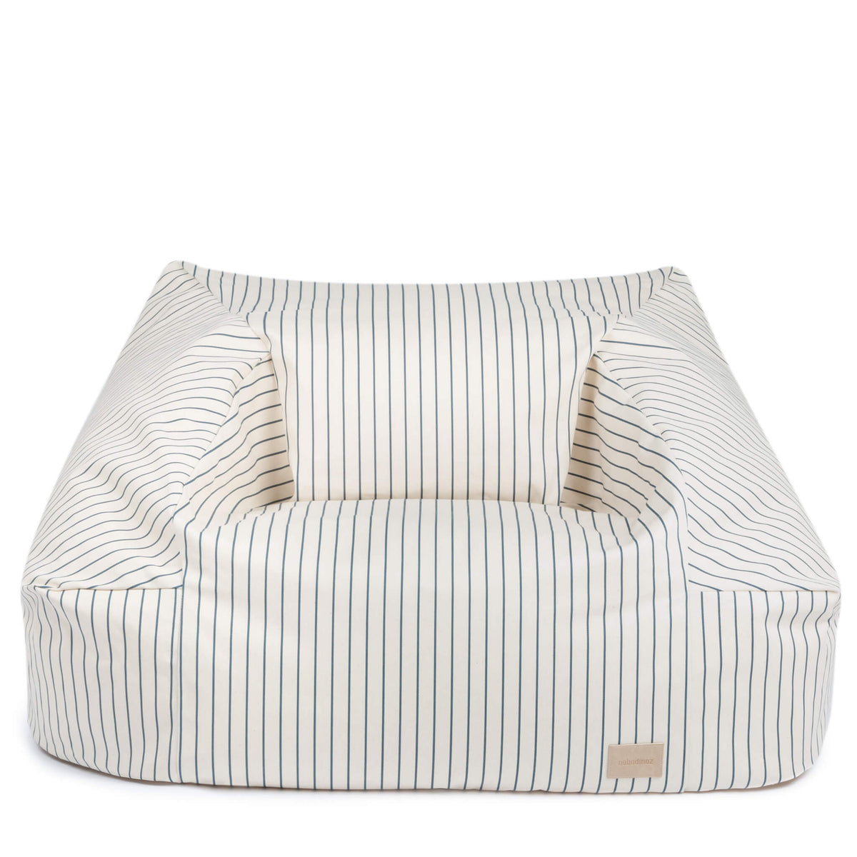 Nobodinoz Chelsea Bean Bag in Blue Stripes