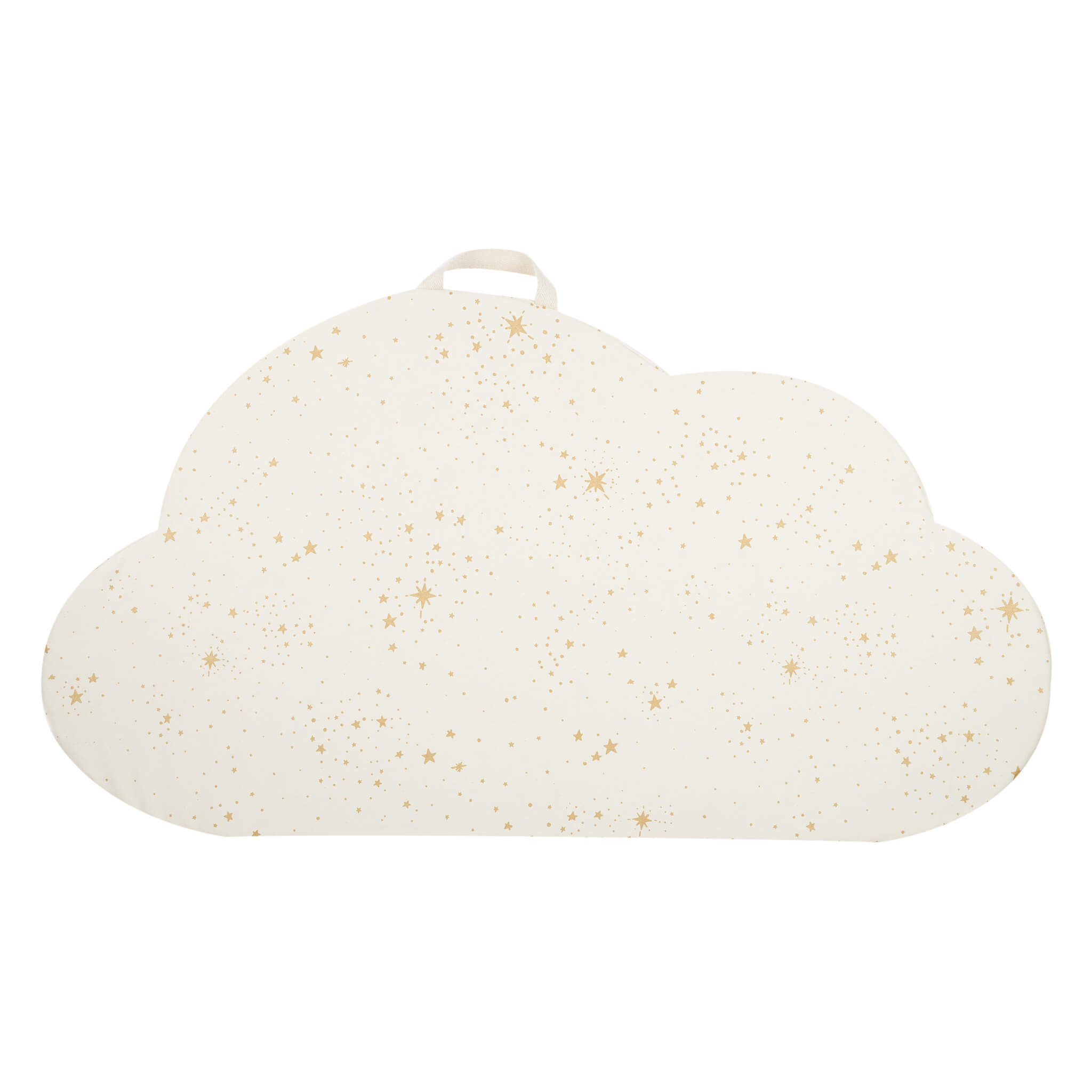 Nobodinoz Cloud Foldable Eco Floor Mat - Gold Stella/ Natura