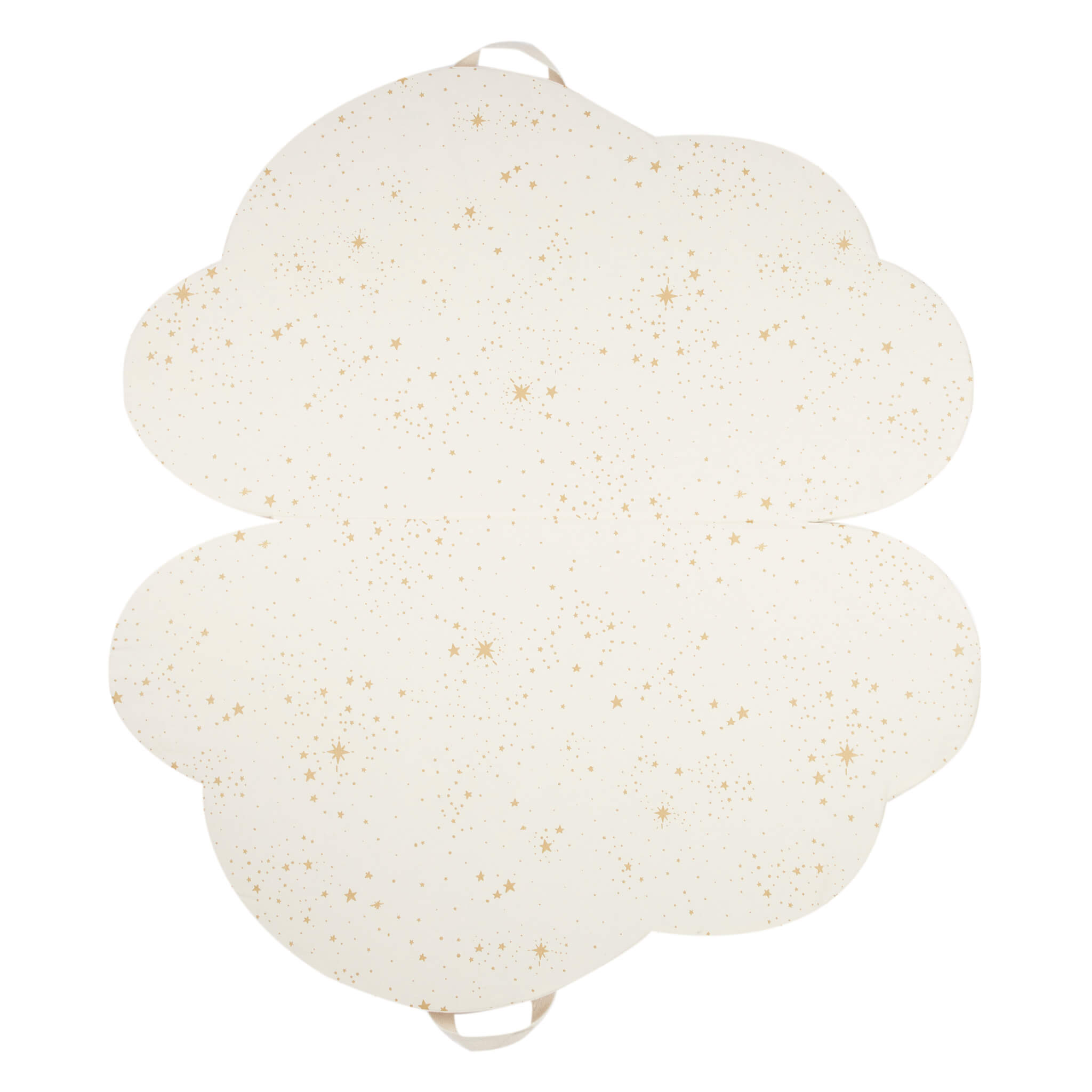 Nobodinoz Cloud Foldable Eco Floor Mat - Gold Stella/ Natura