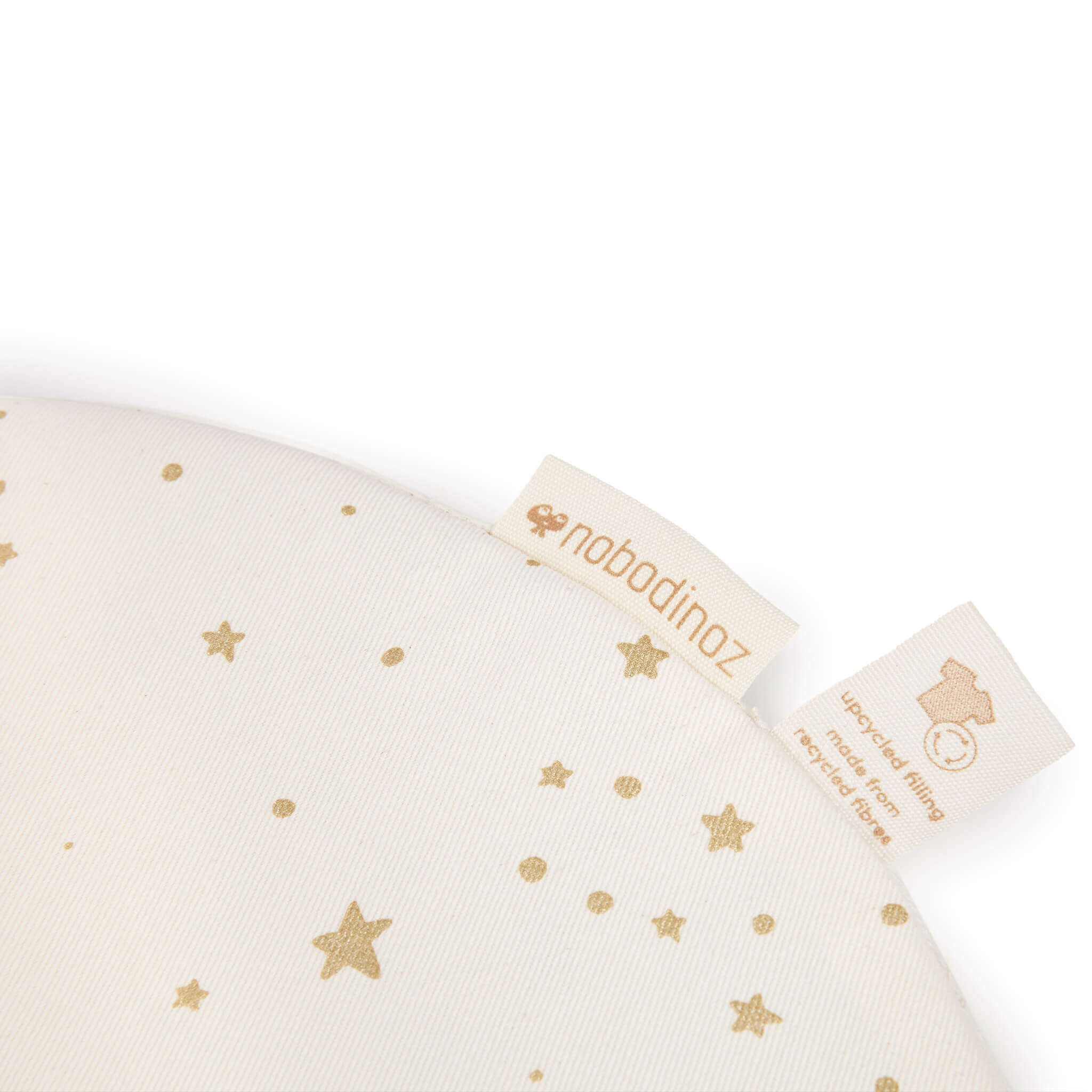 Nobodinoz Cloud Foldable Eco Floor Mat - Gold Stella/ Natura