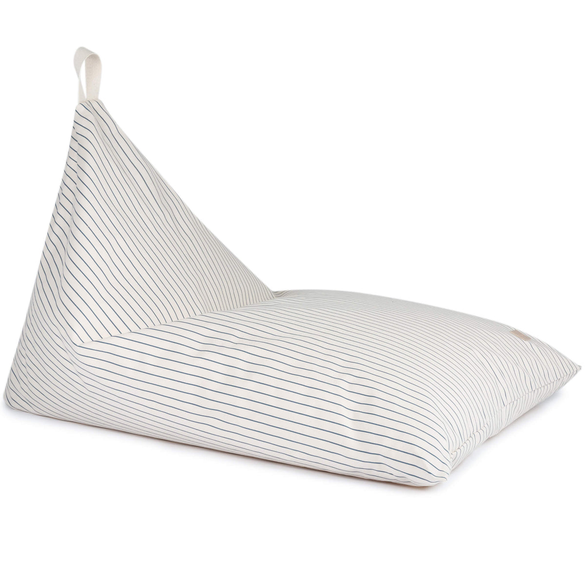 Nobodinoz Essaouira Bean Bag in Blue Stripes