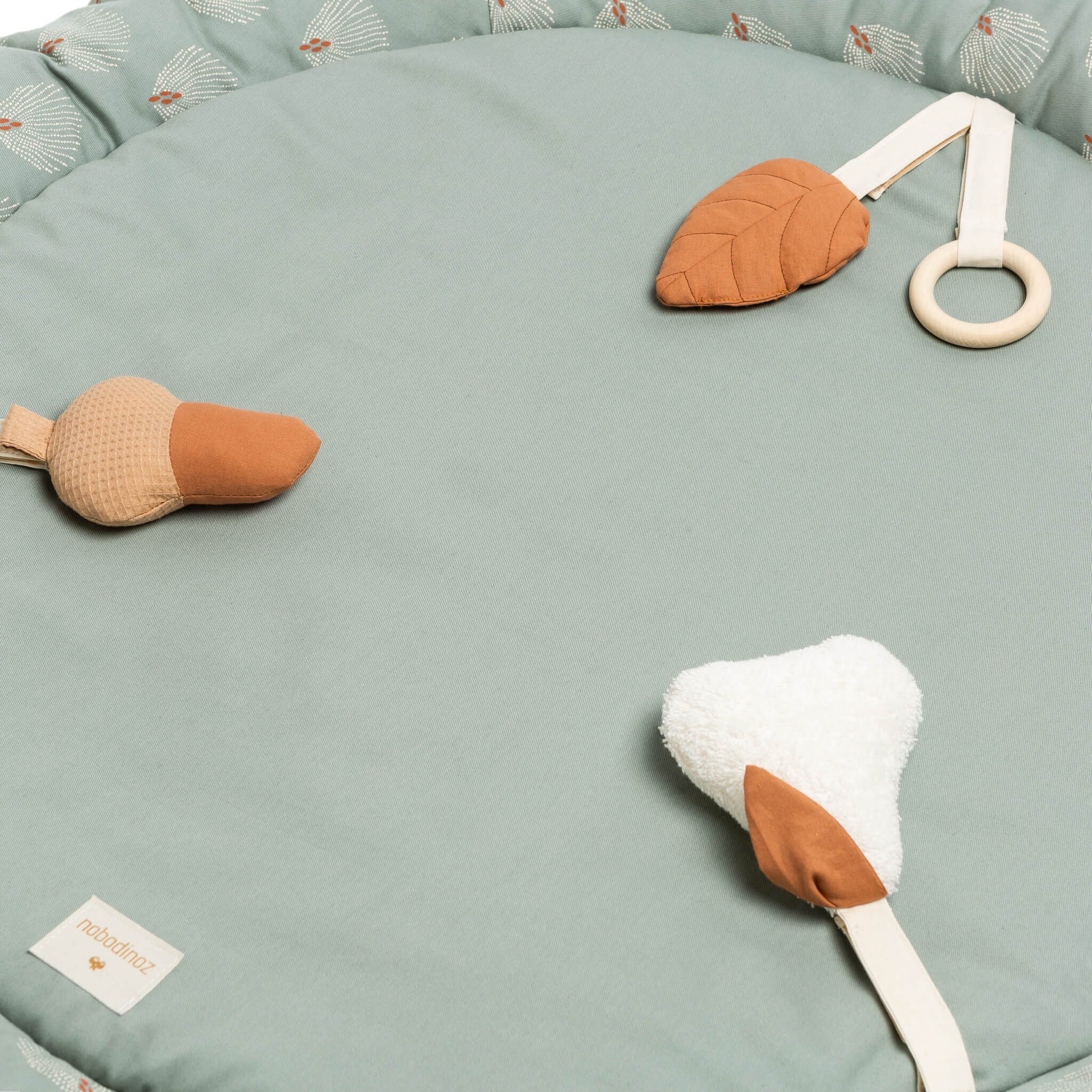 Nobodinoz Growing Green Baby Activity Nest in Forest Details