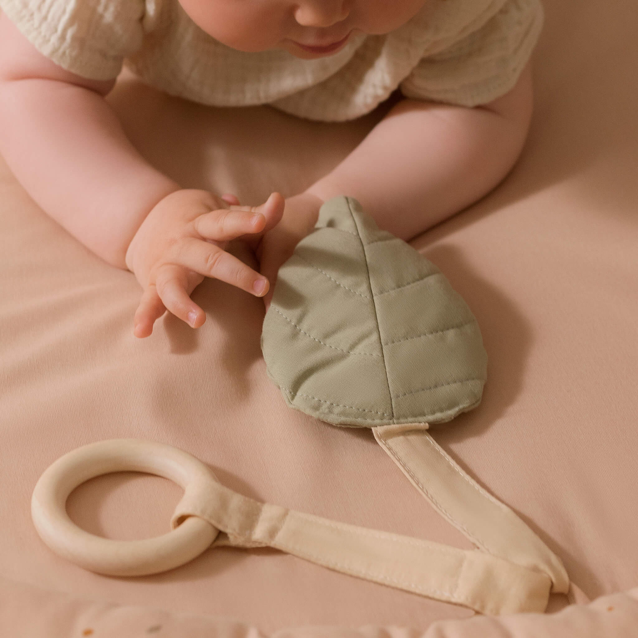 Nobodinoz Growing Green Baby Activity Nest in Garden