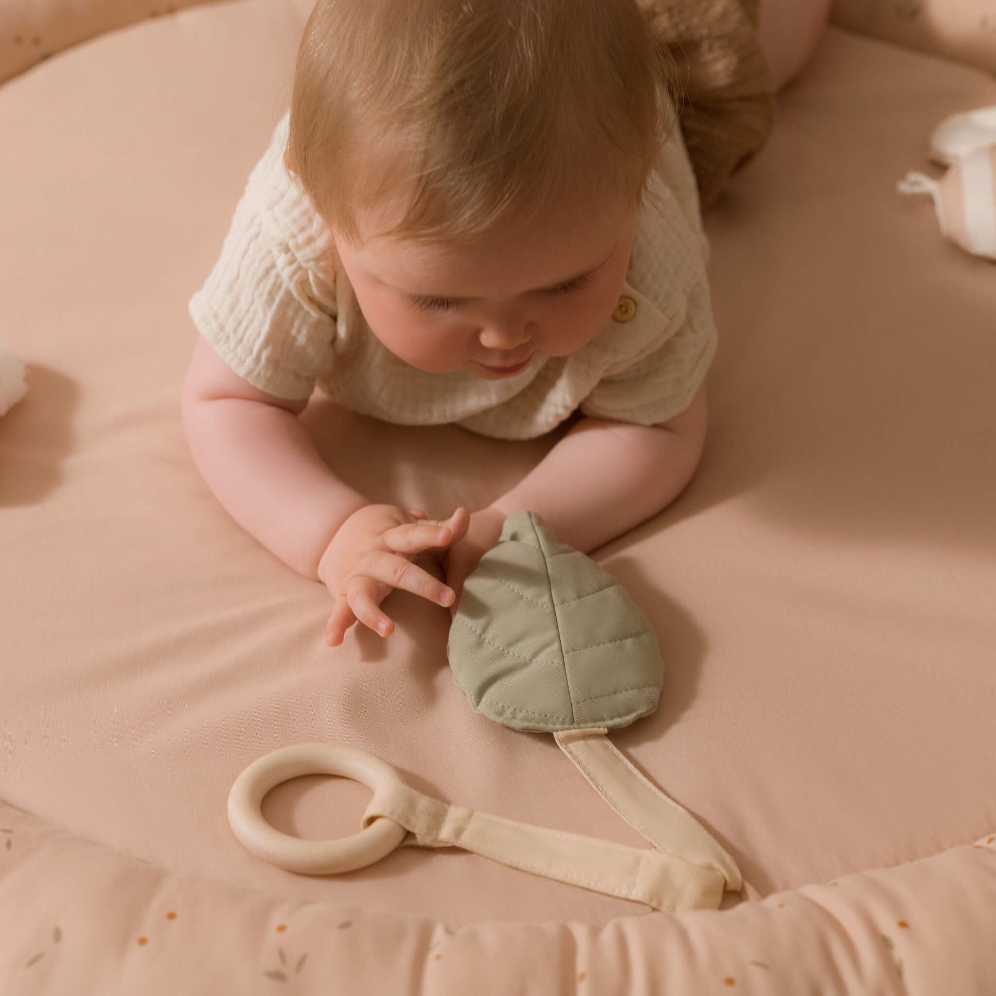 Nobodinoz Growing Green Baby Activity Nest in Garden