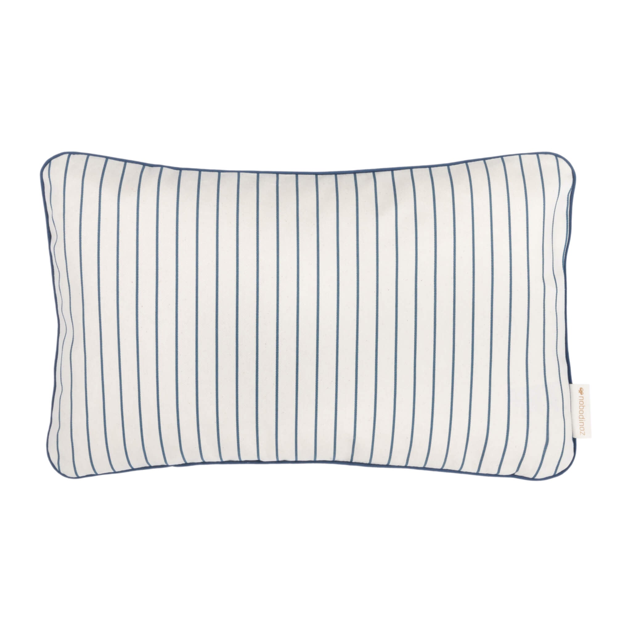 Nobodinoz Jazz Cushion in Blue Stripe