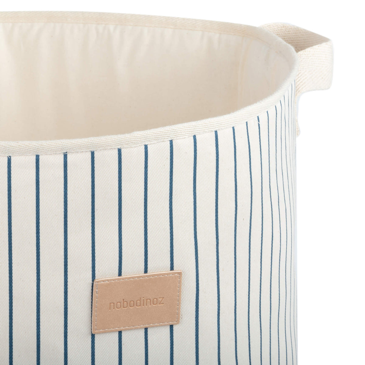 Nobodinoz Odeon Toy Bag in Blue Stripes Details