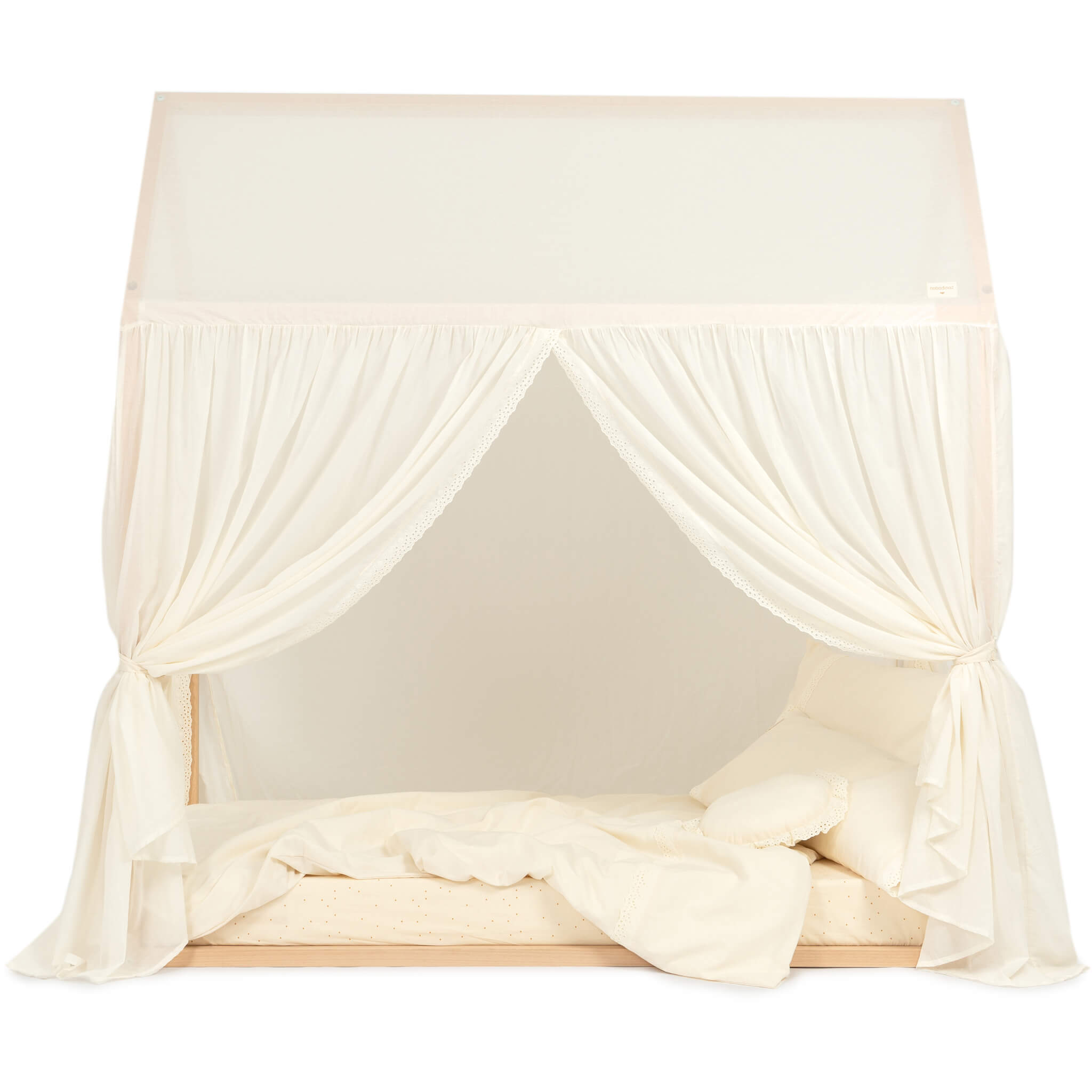 Nobodinoz Vera Eyelet Lace Children's Bed Home