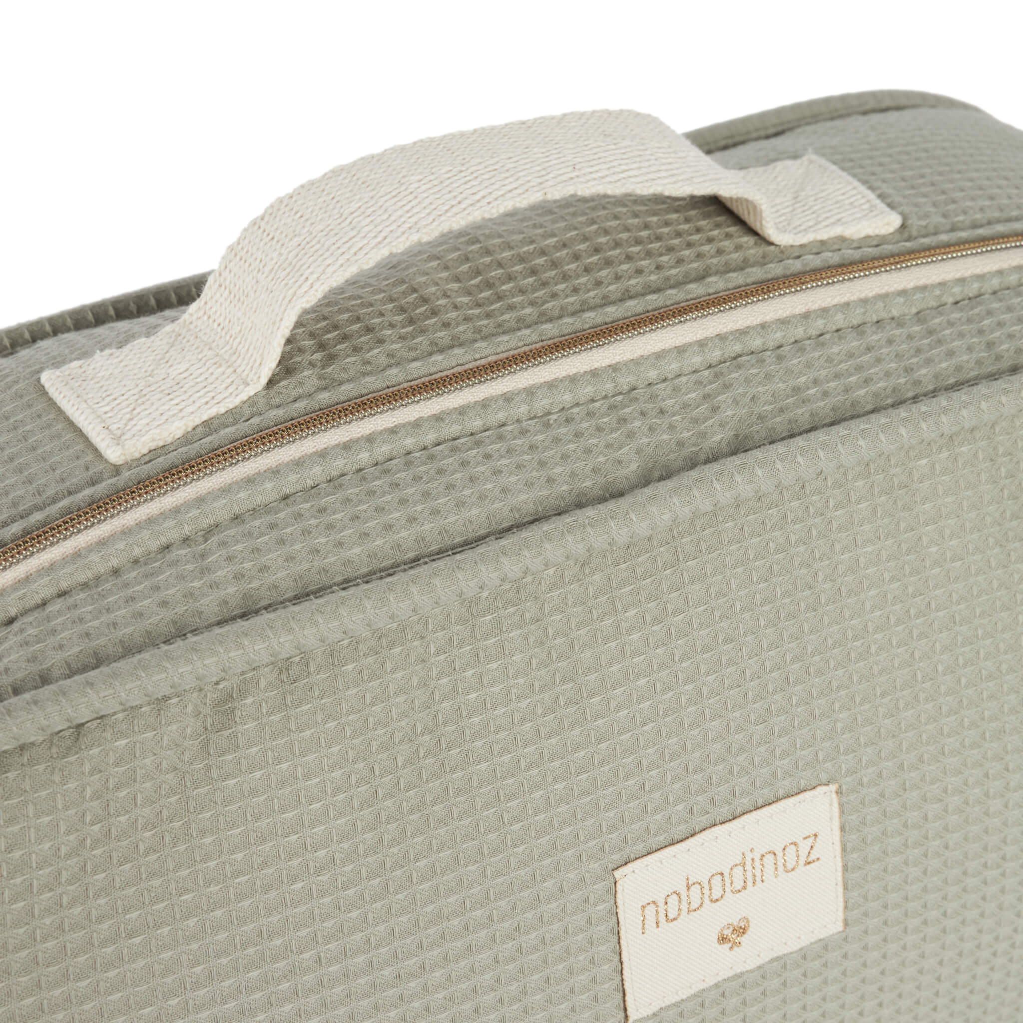 Nobodinoz Victoria Suitcase in Laurel Green