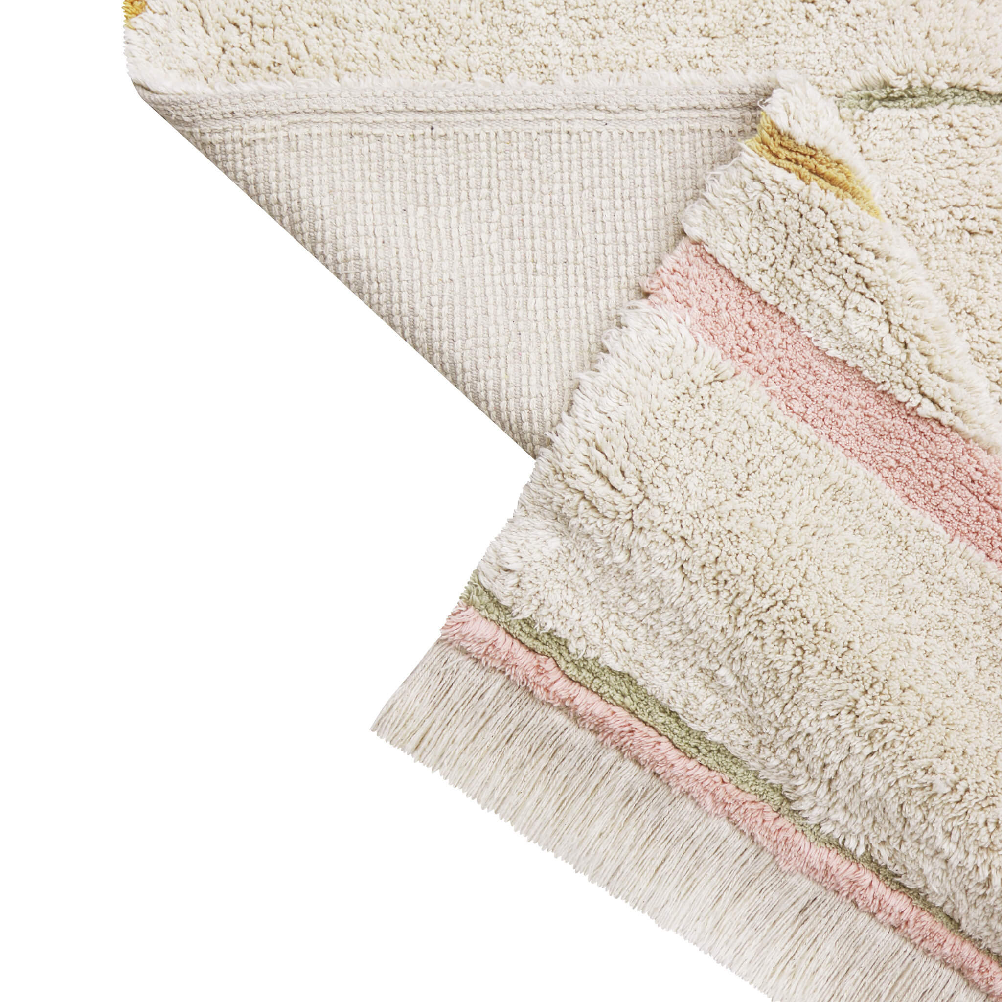 Lorena Canals Kids Washable Rug in Lanes Nude