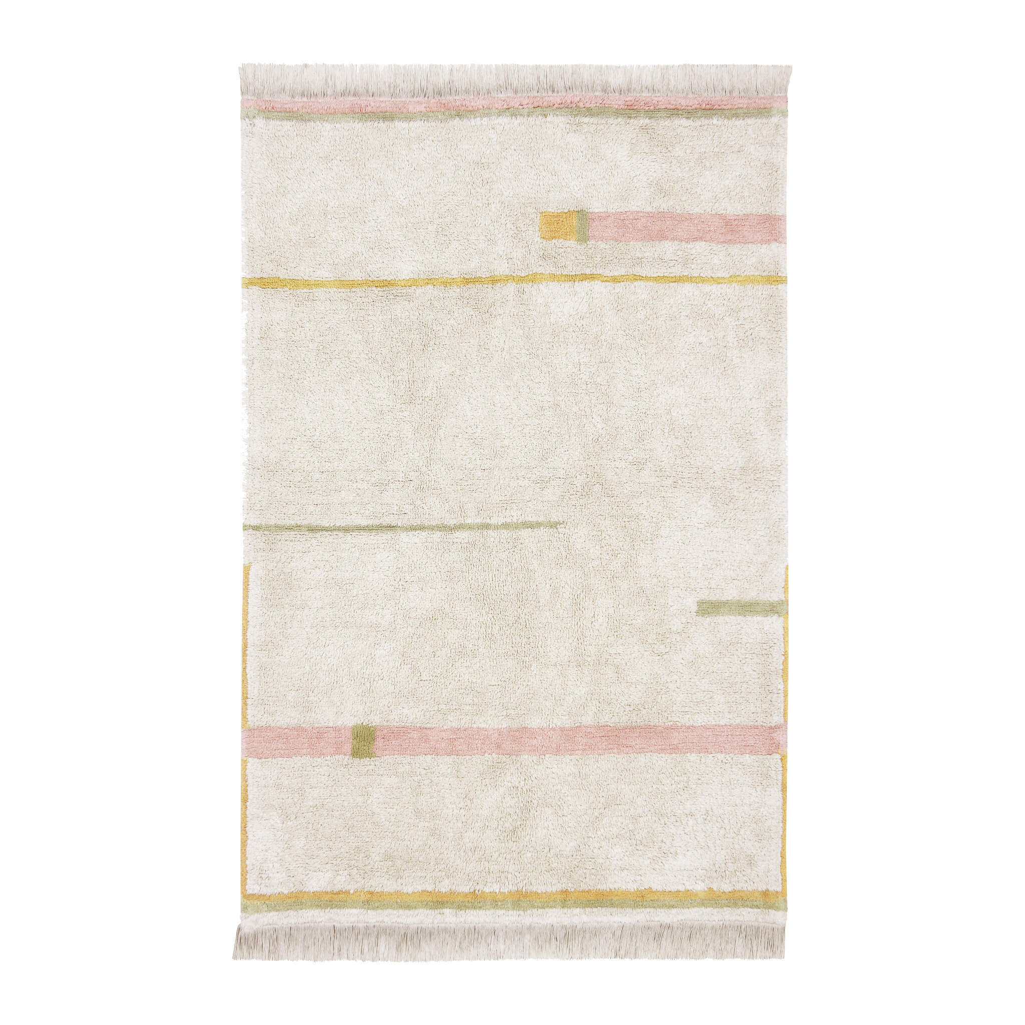 Lorena Canals Kids Washable Rug in Lanes Nude