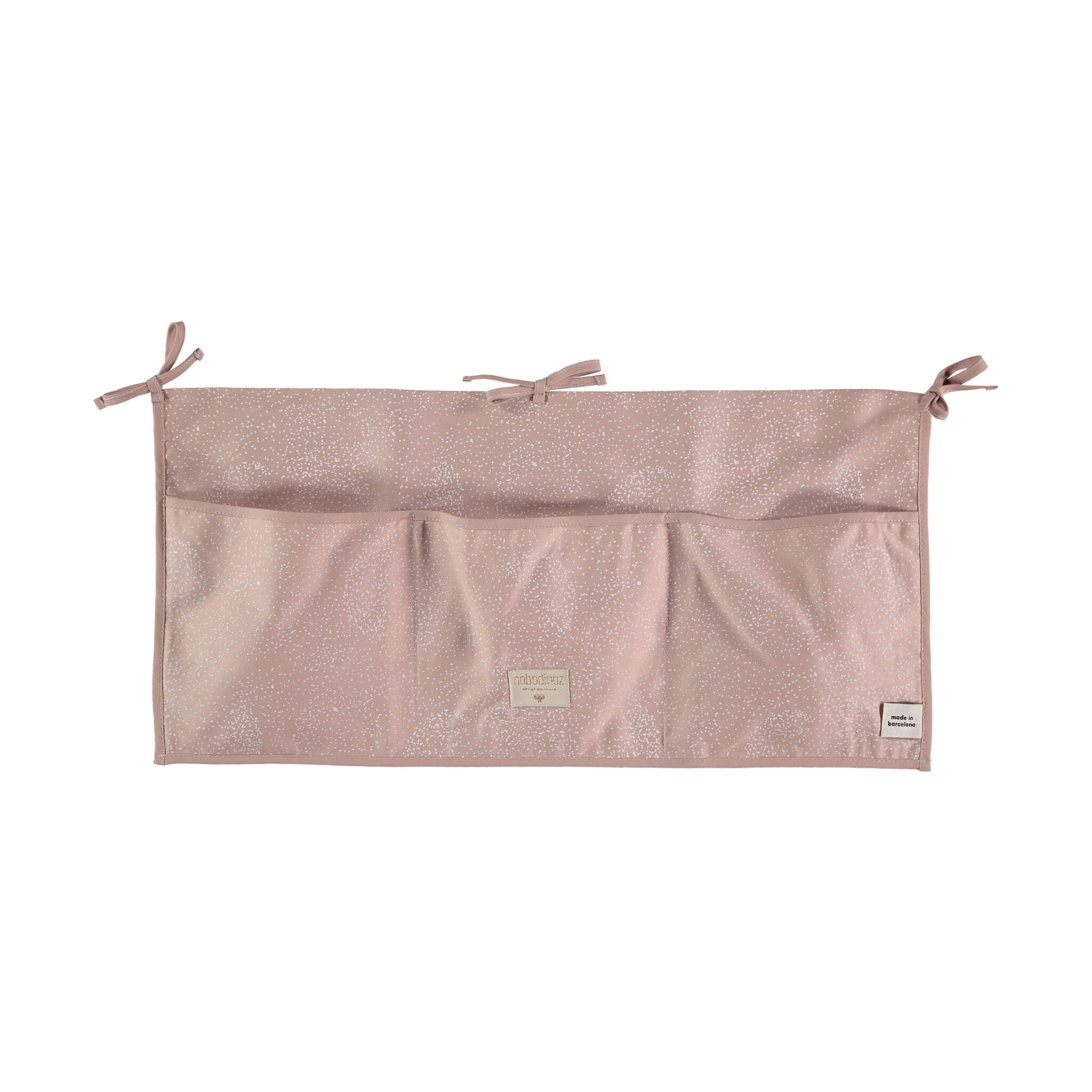 Nobodinoz Merlin Crib Organiser in Bubble Pink