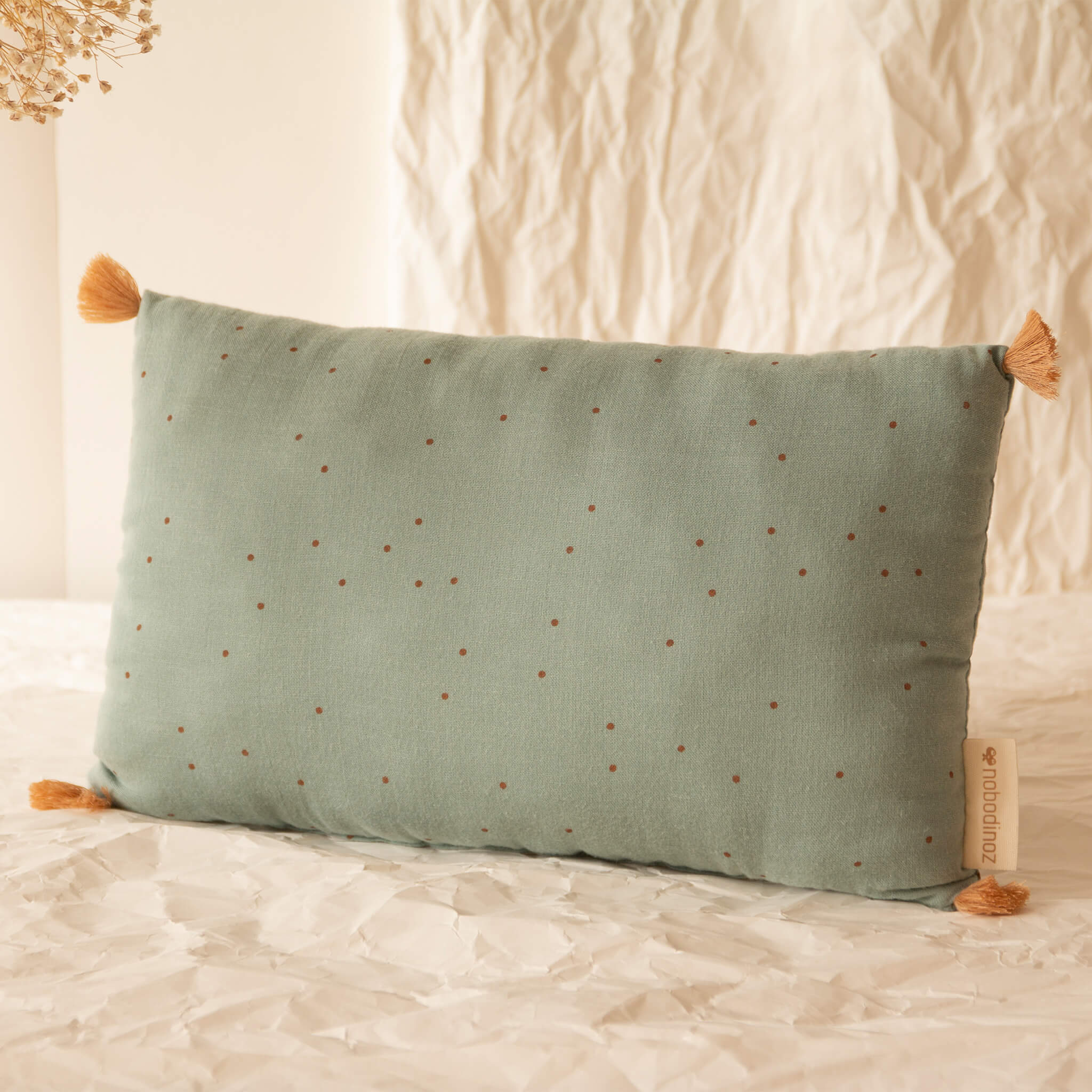 Sublim Cushion - Sweet Toffee Dots/ Eden Green