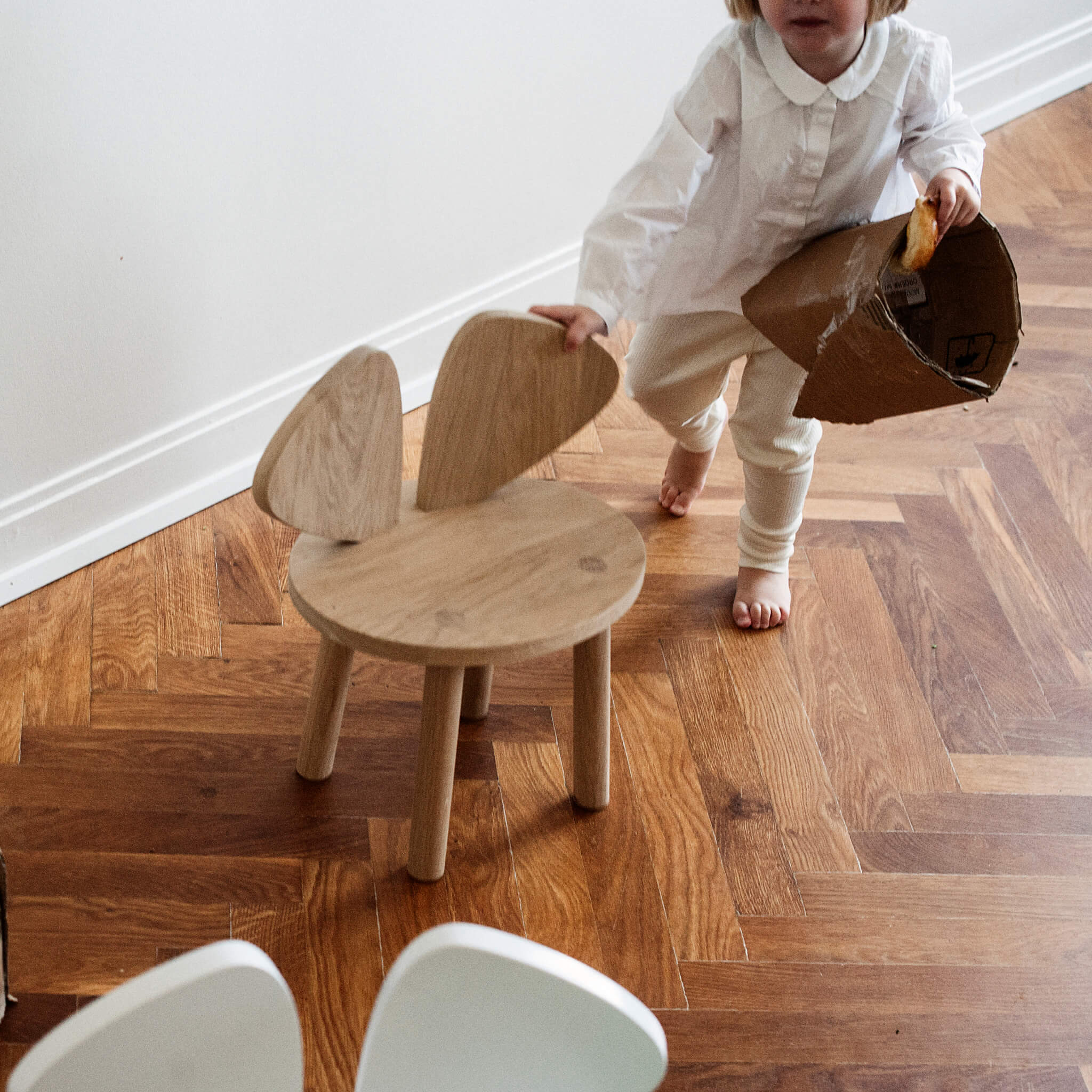 Mouse Chair & Table Bundle - Oak