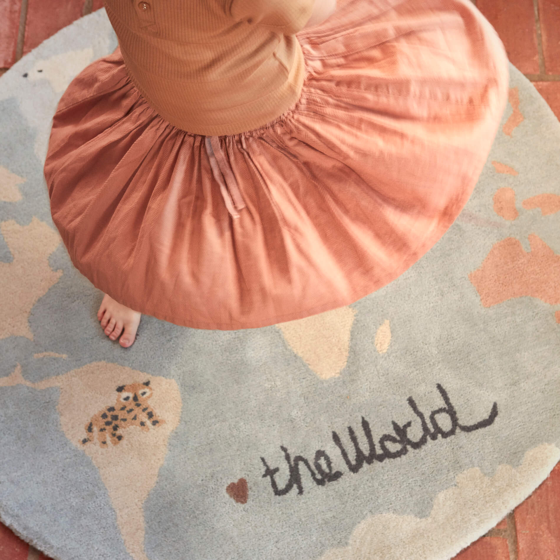 Tufted World Rug