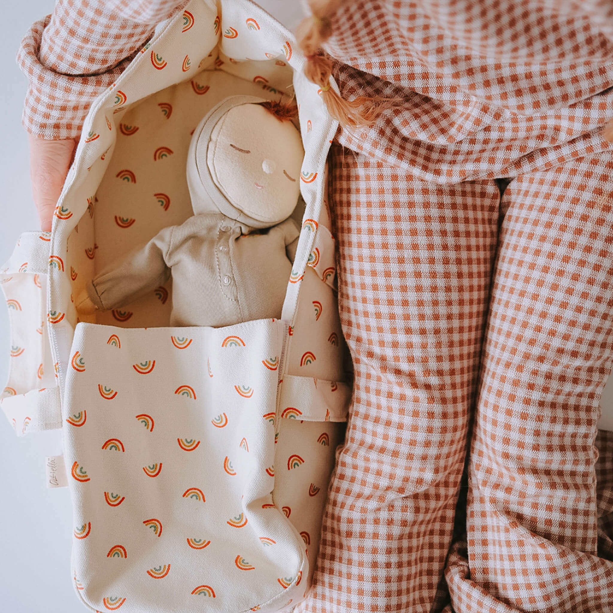 Olli Ella Rainbow Carry Cot for Dolls