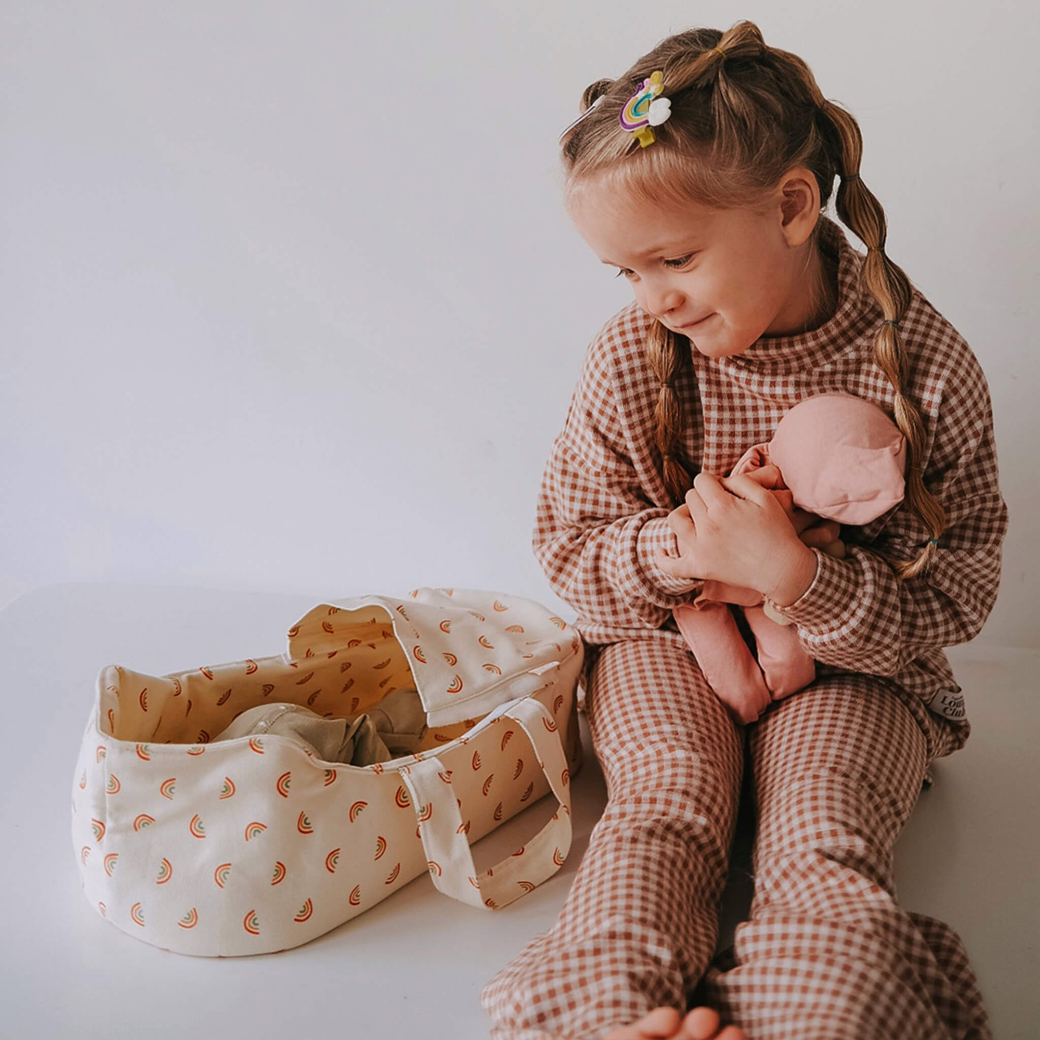 Olli Ella Rainbow Carry Cot for Dolls