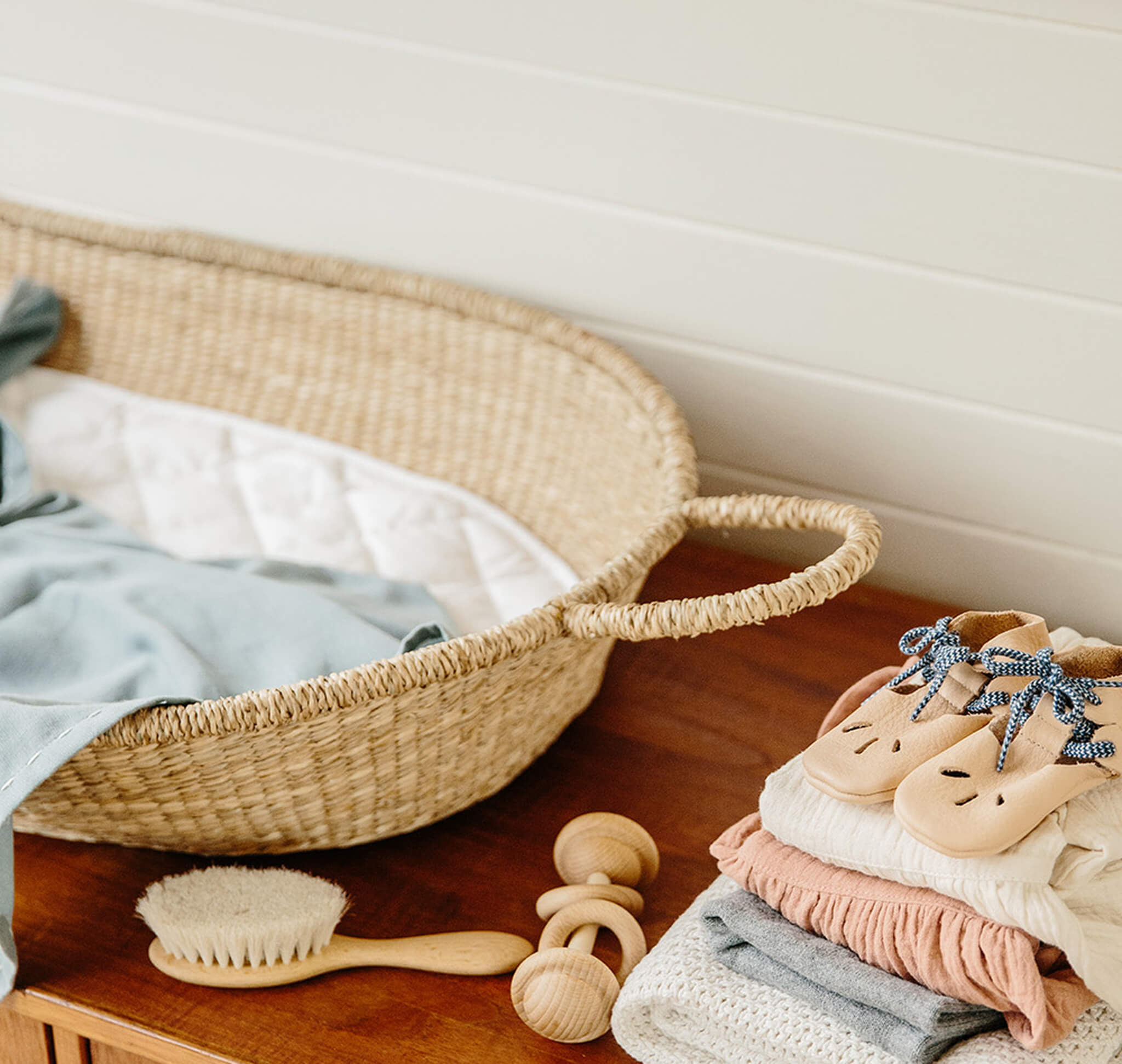 Olli Ella Nyla Baby Changing Basket