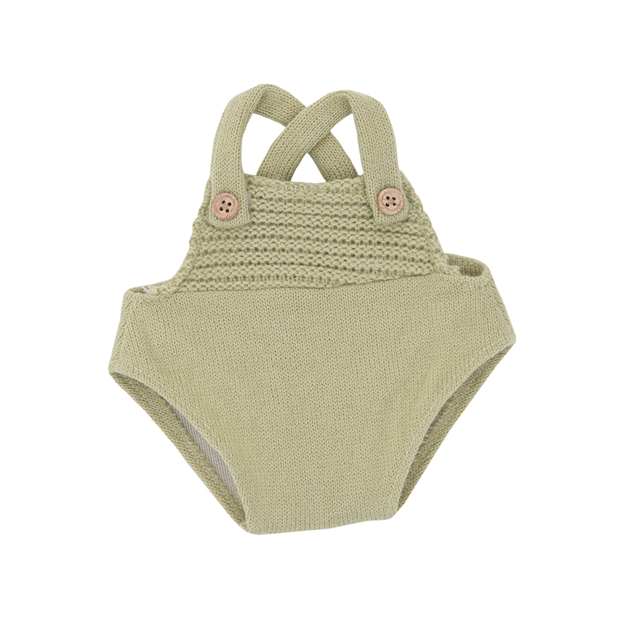 Doll Romper Outfit in Sage Green