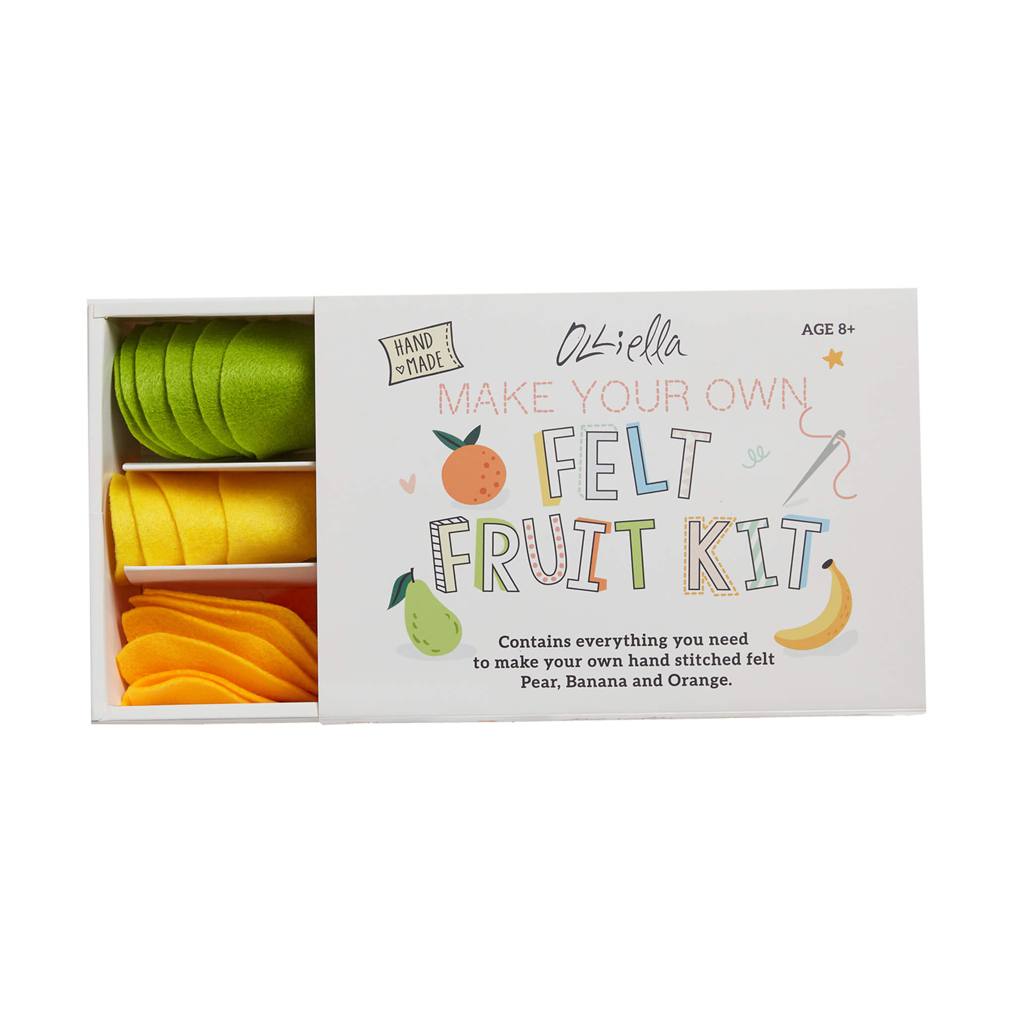Olli Ella Make your own Felt Set Craft - Fruit