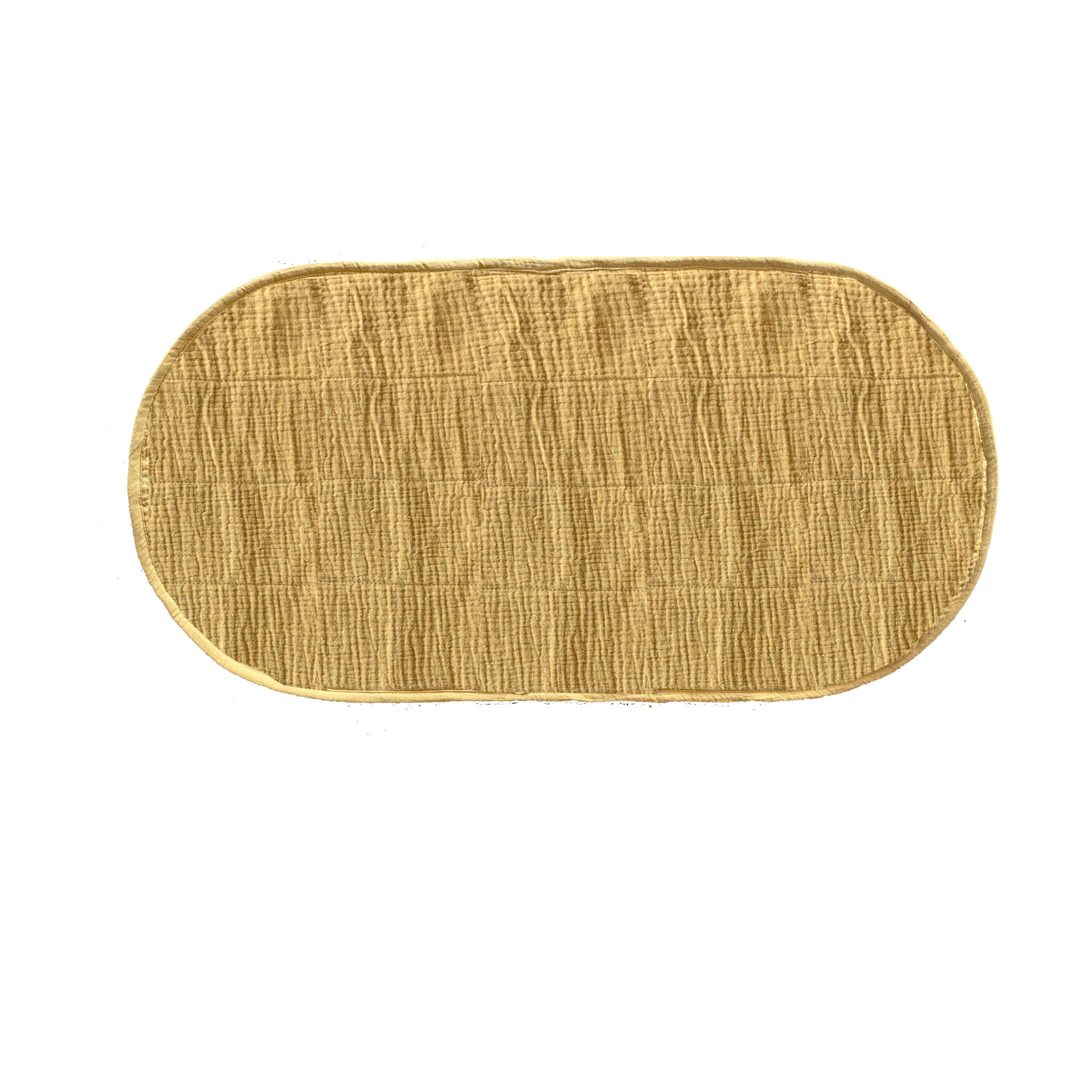 Olli Ella Luxe Changing Basket Cotton Insert in Mustard