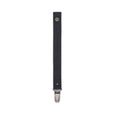 Leather Pacifier Clip - Marine