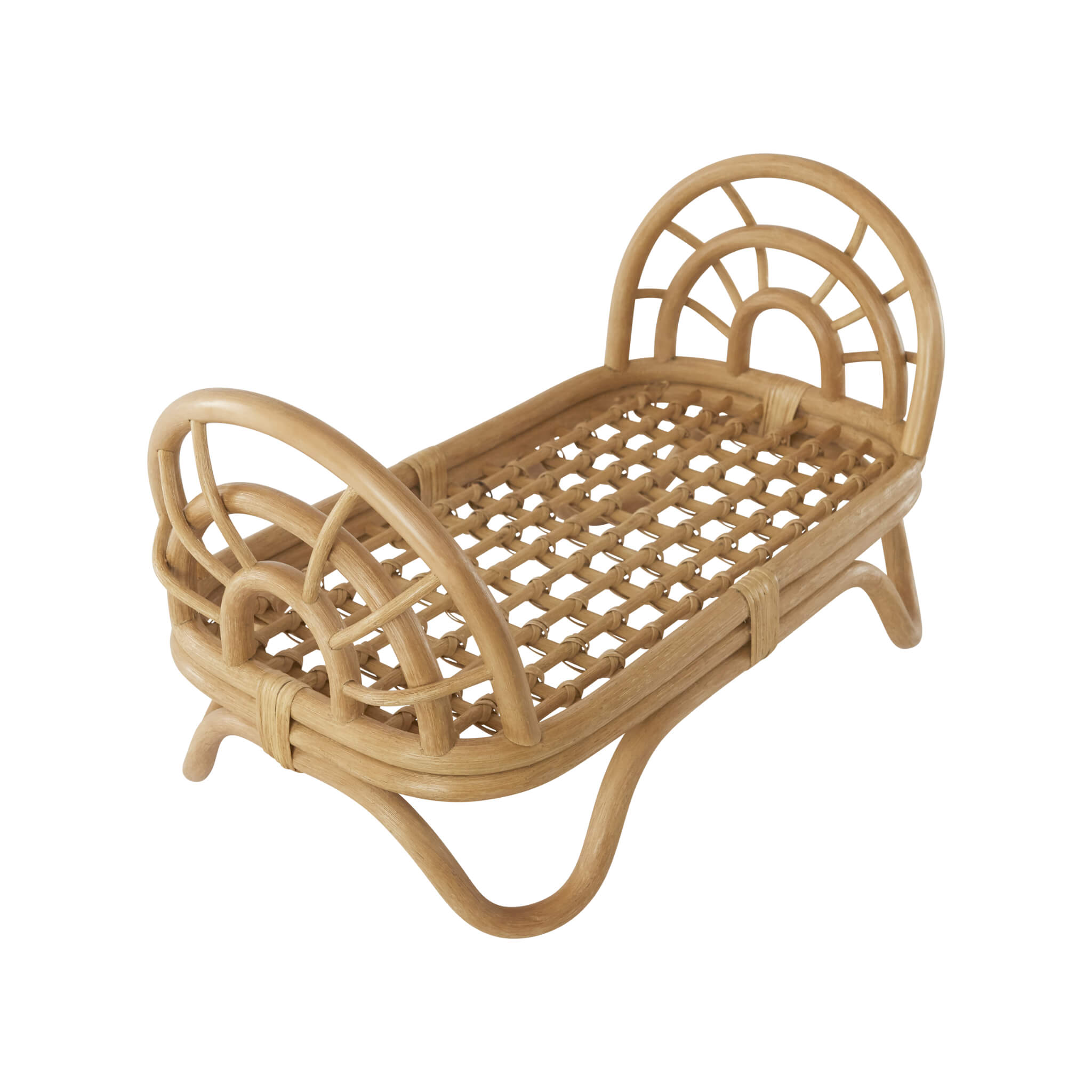 Rattan Dolls Cot