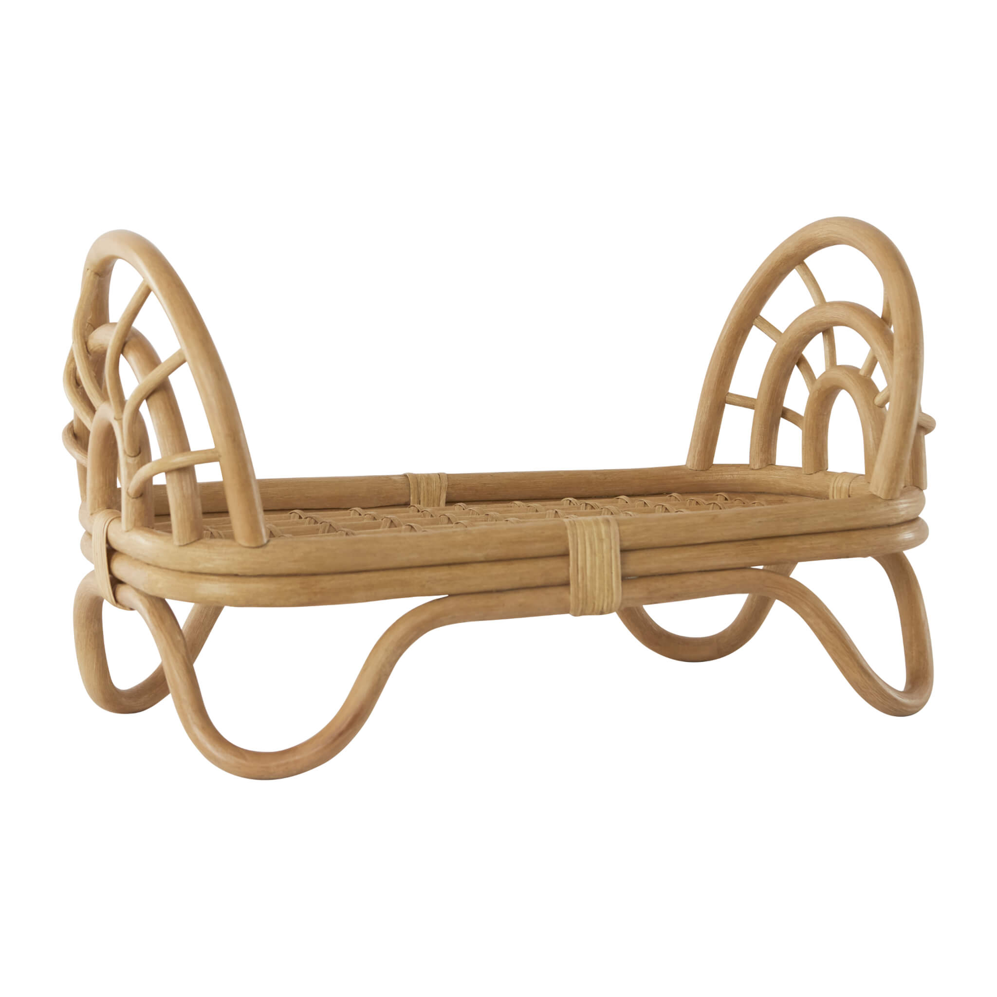 Rattan Dolls Cot