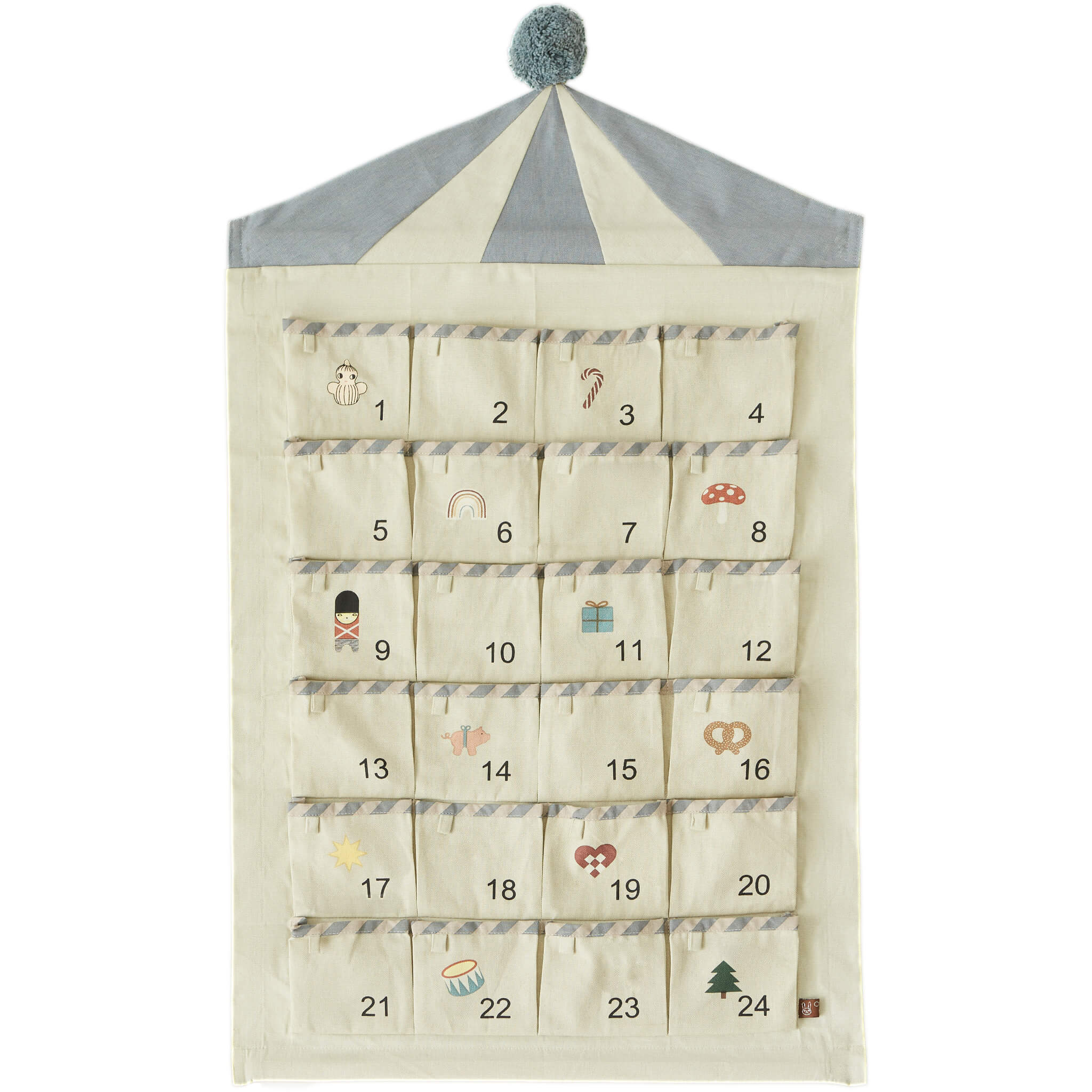 Christmas Calendar - Circus- Blue