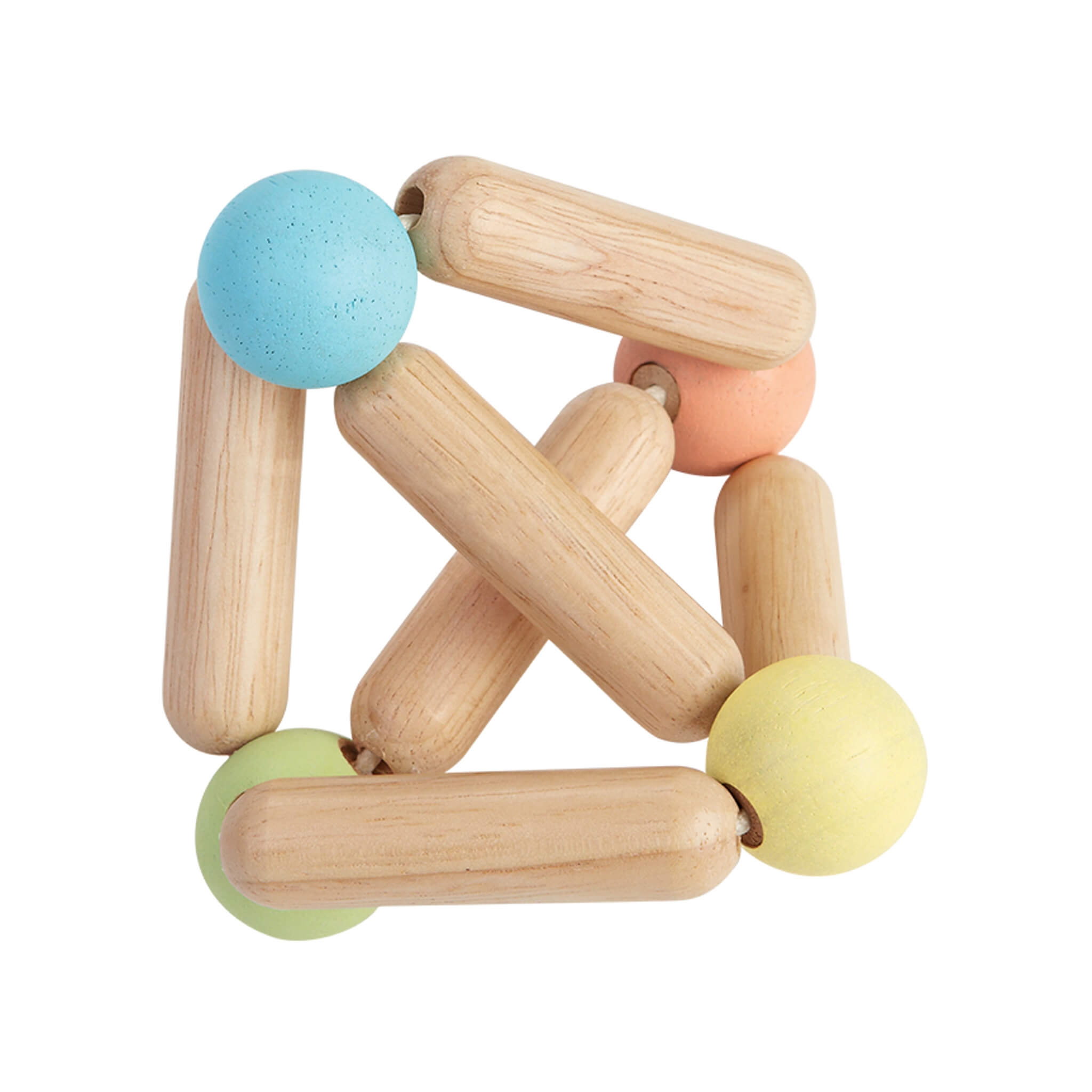 Plan Toys Pastel Triangle Clutching Toy