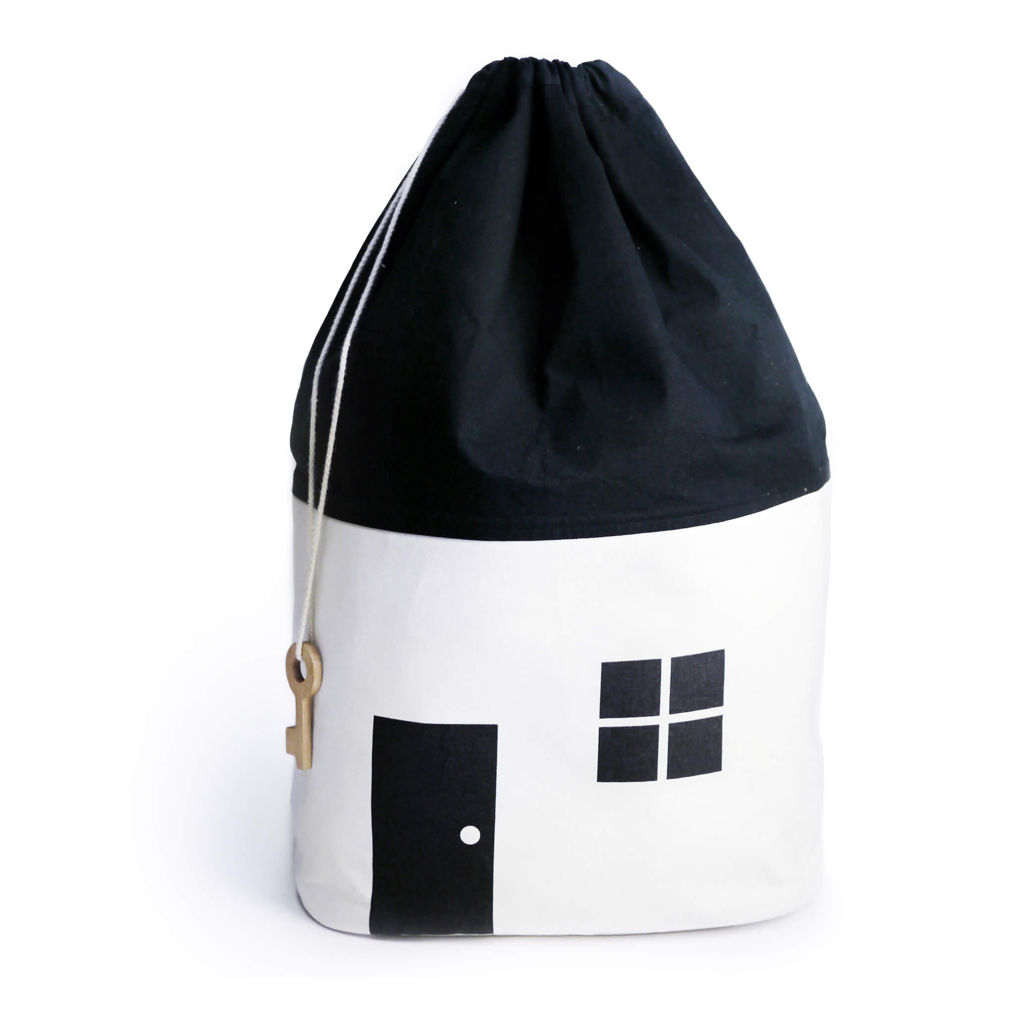 House Storage Bag - Black/White - Large
