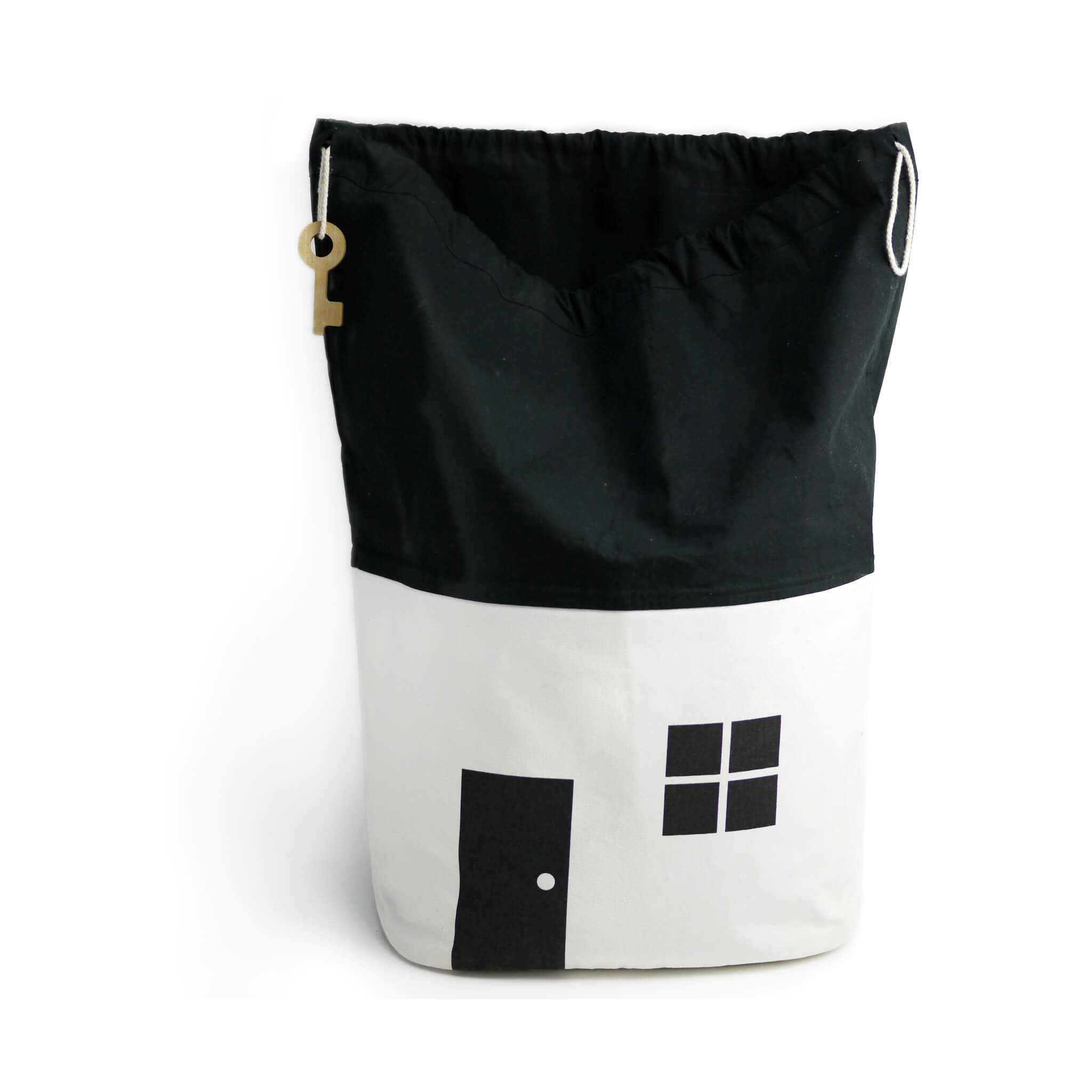 House Storage Bag - Black/White - Medium